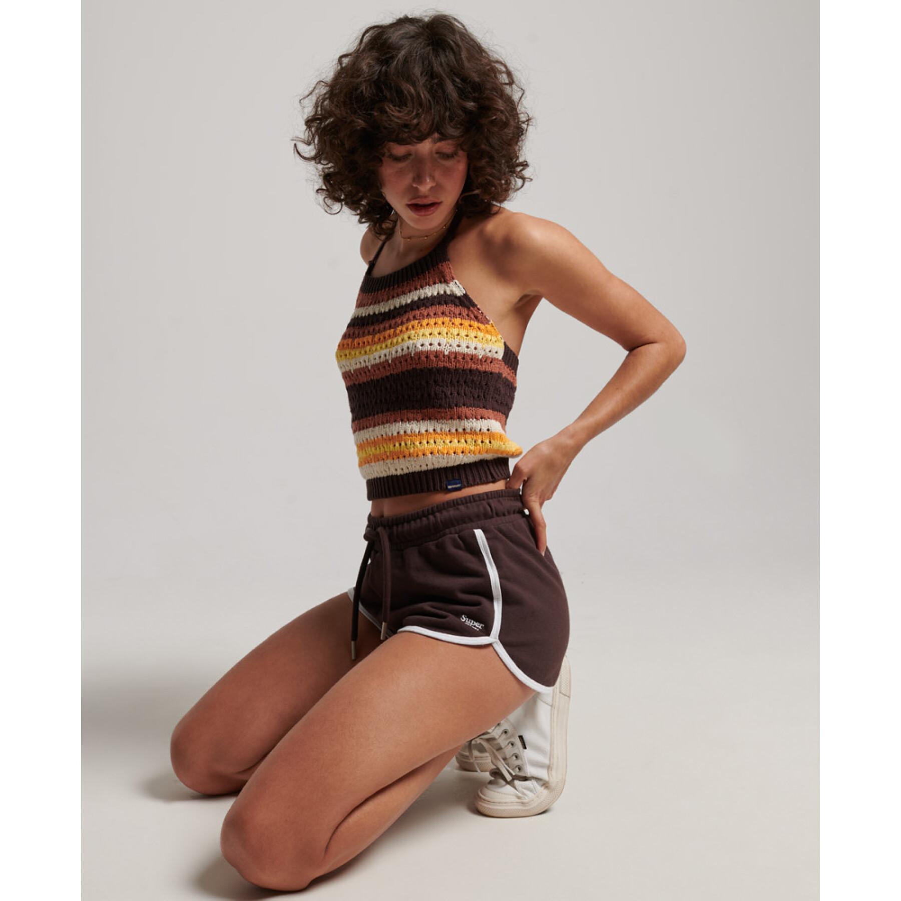 Women's jersey running shorts Superdry Vintage