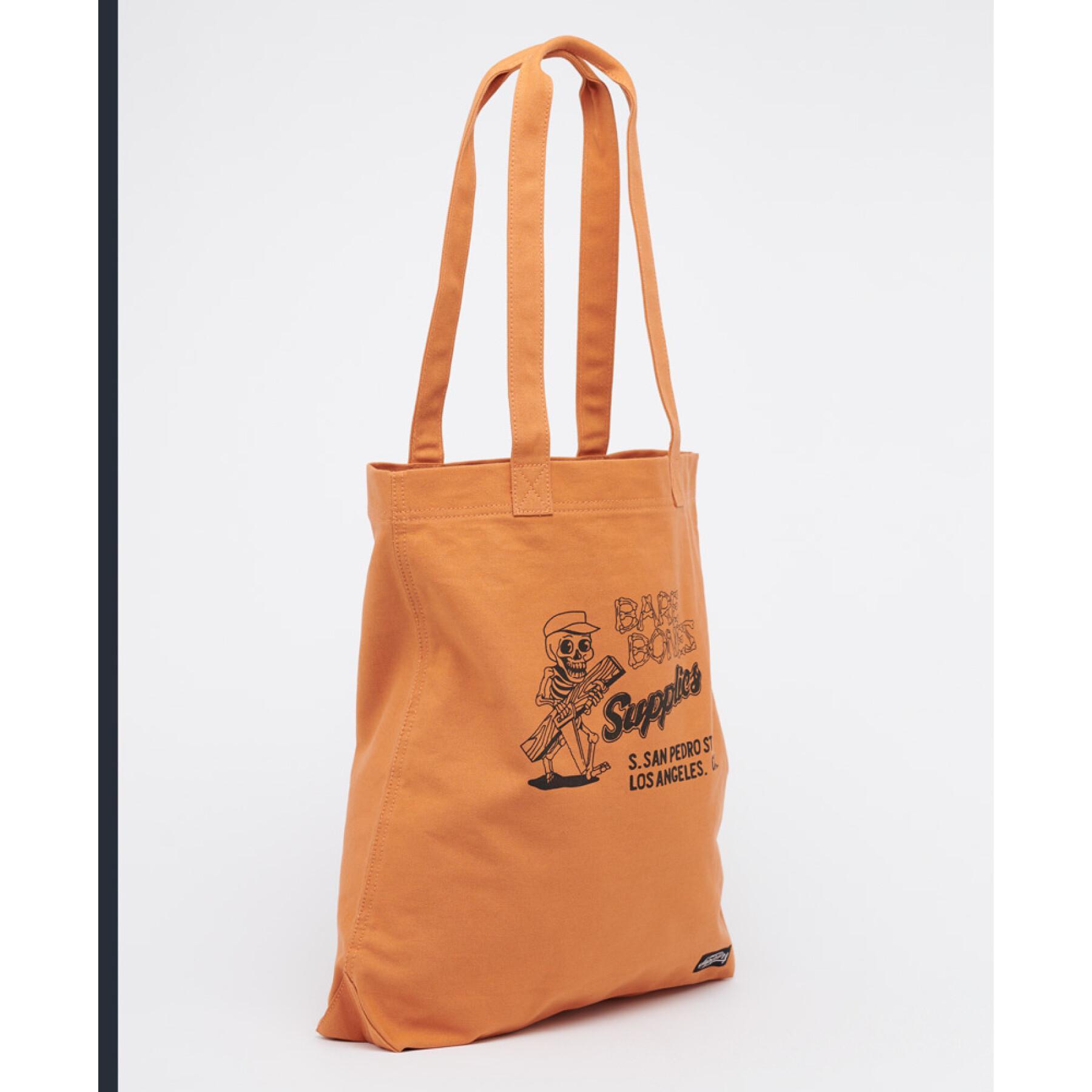 Canvas tote bag with a woman's motif Superdry