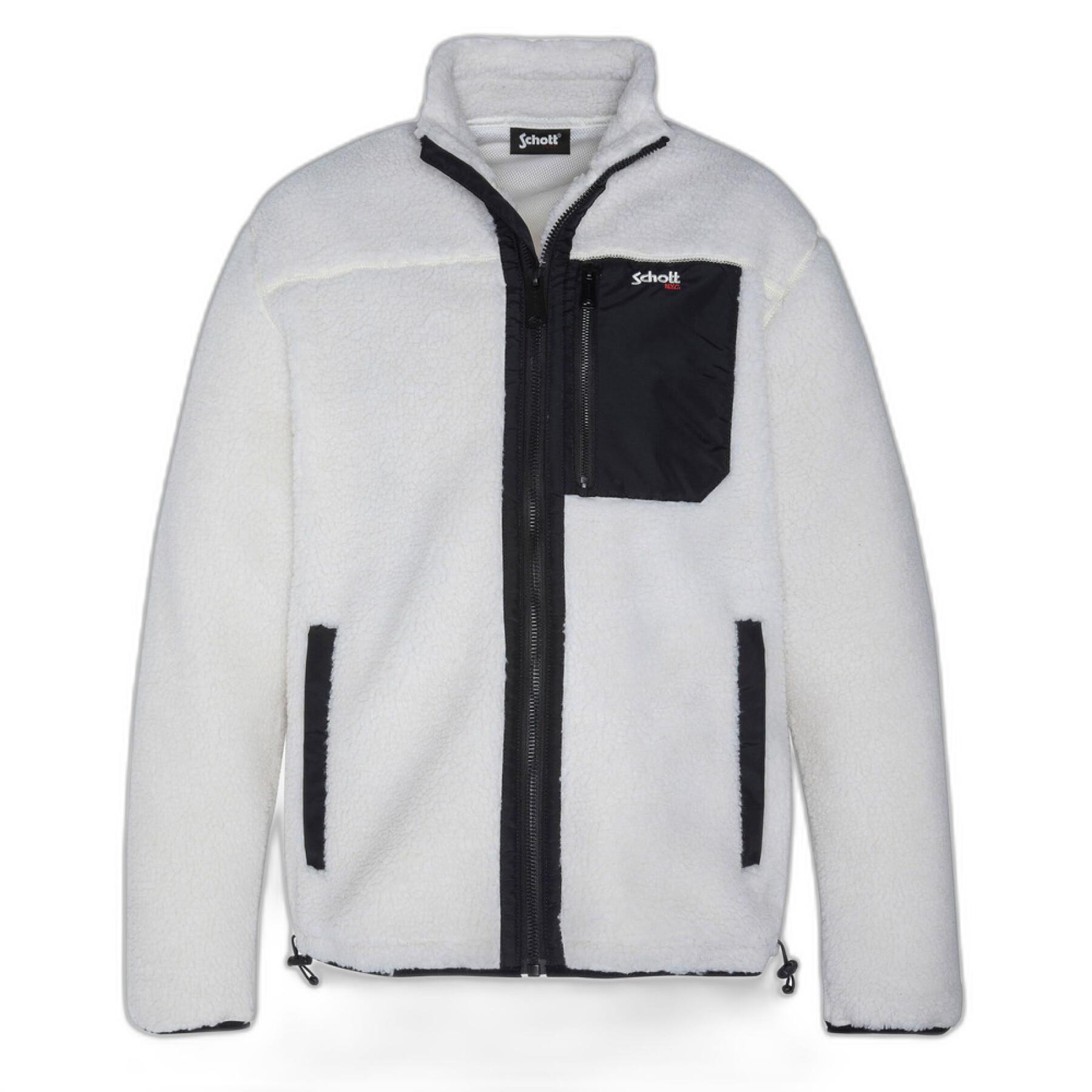 Zipped sweatshirt with pockets Schott