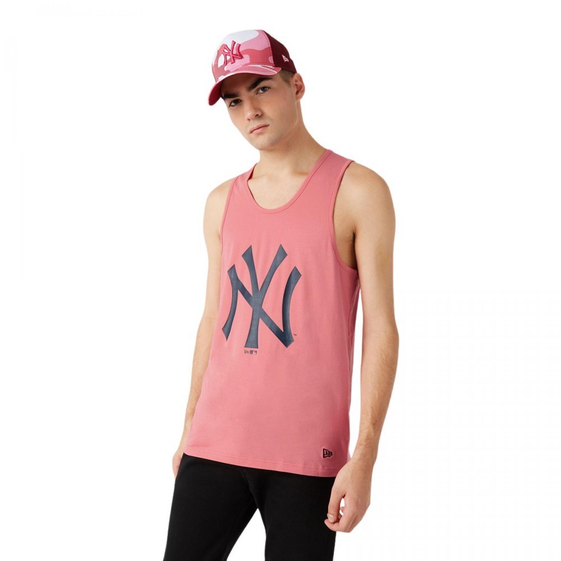 New York Yankees Womens Tank Top T-Shirt Large MLB Majestic