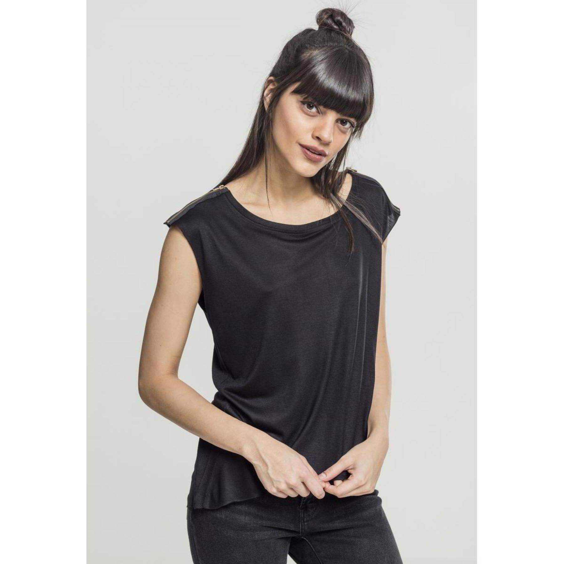 Woman's Urban Classic T-shirt zip hilo