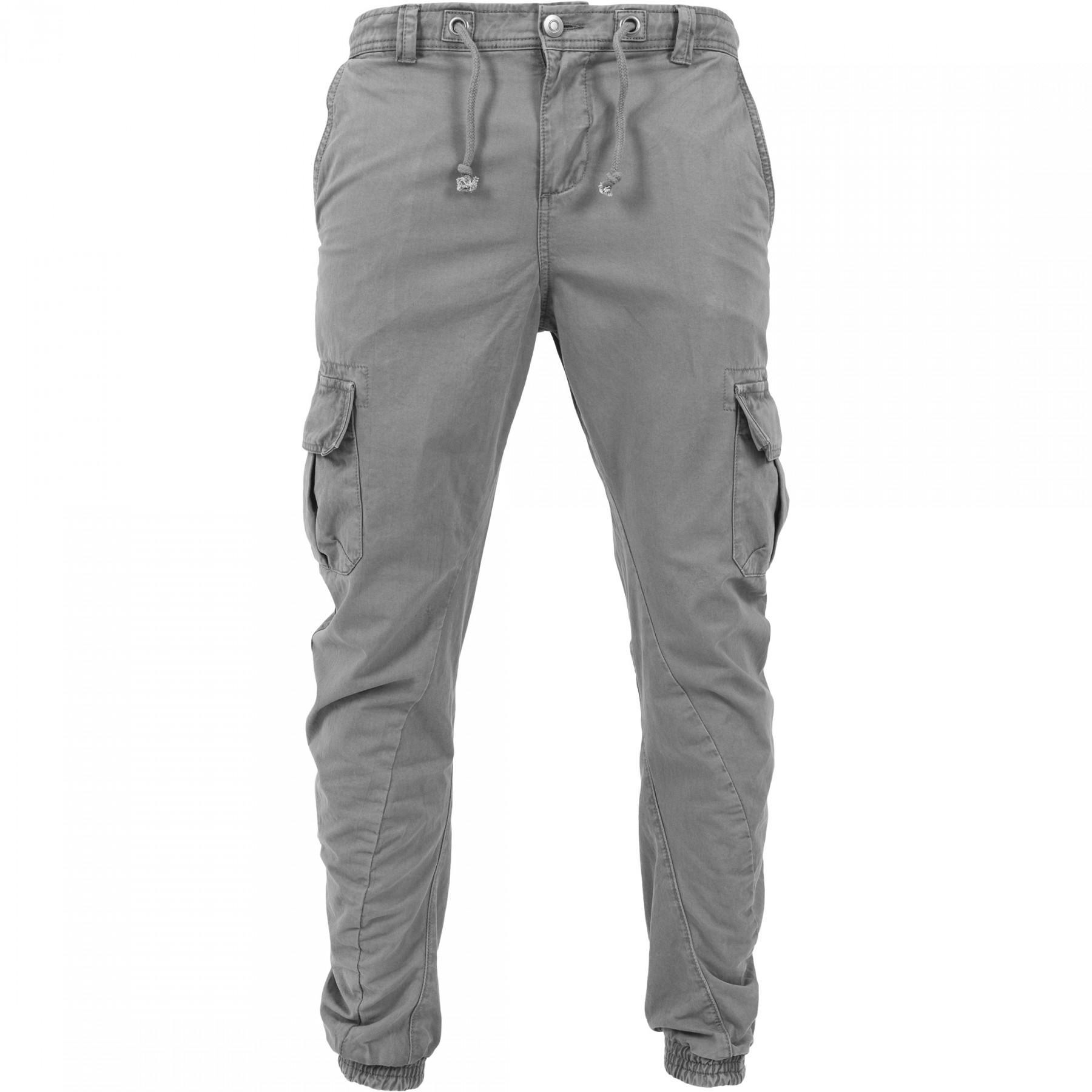 Guess Big Boys Twill Cargo Pants with Elastic Jogger Cuffs
