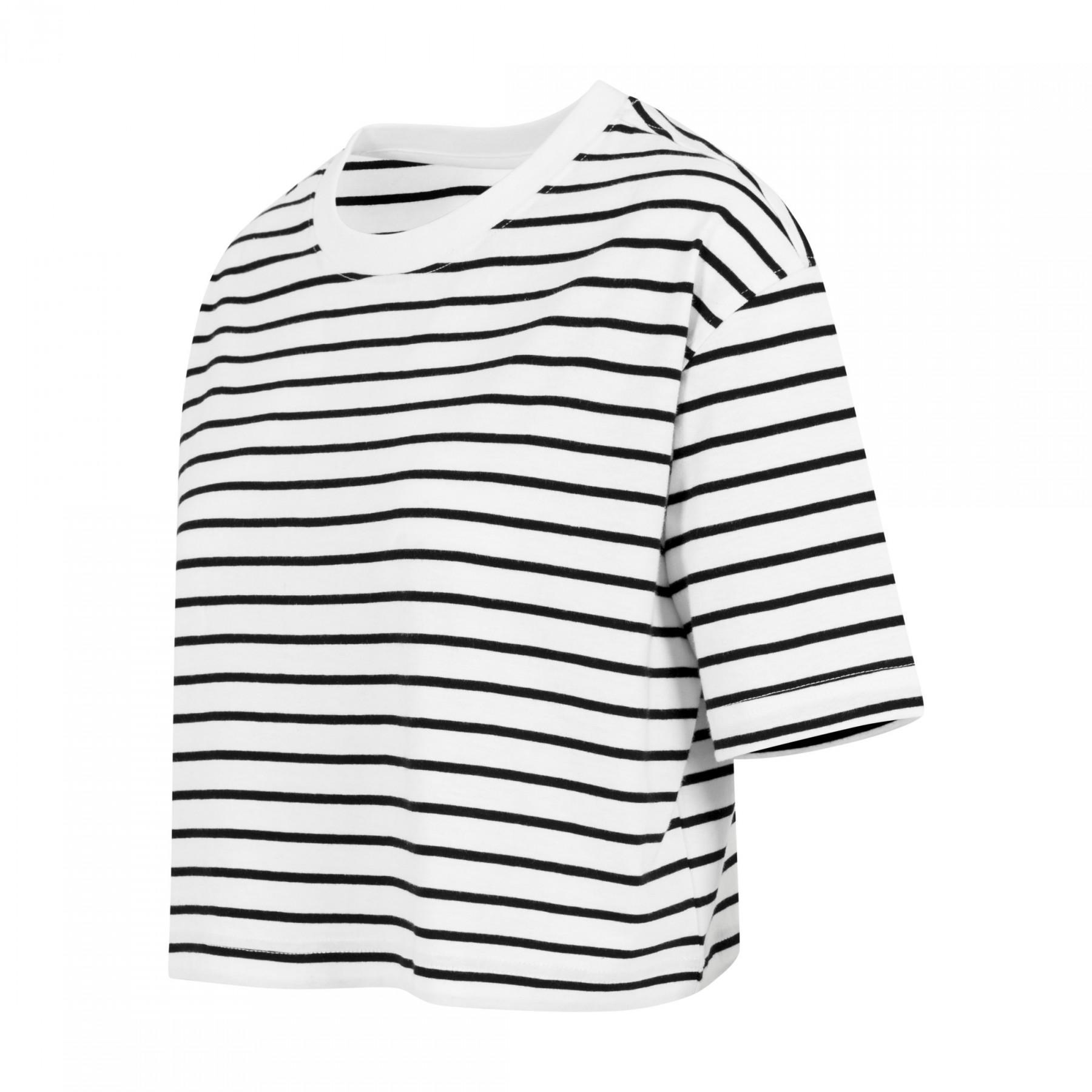 Woman's Urban Classic Striped Oversized T-shirt