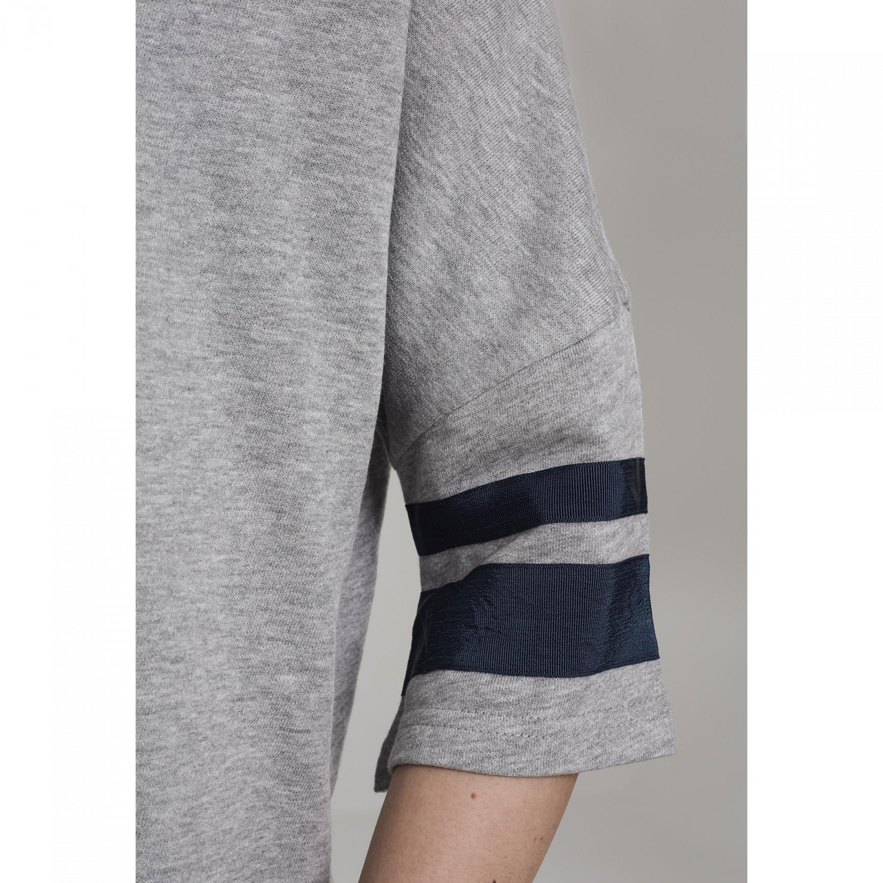 Women's hooded sweatshirt urban Classic taped leeve