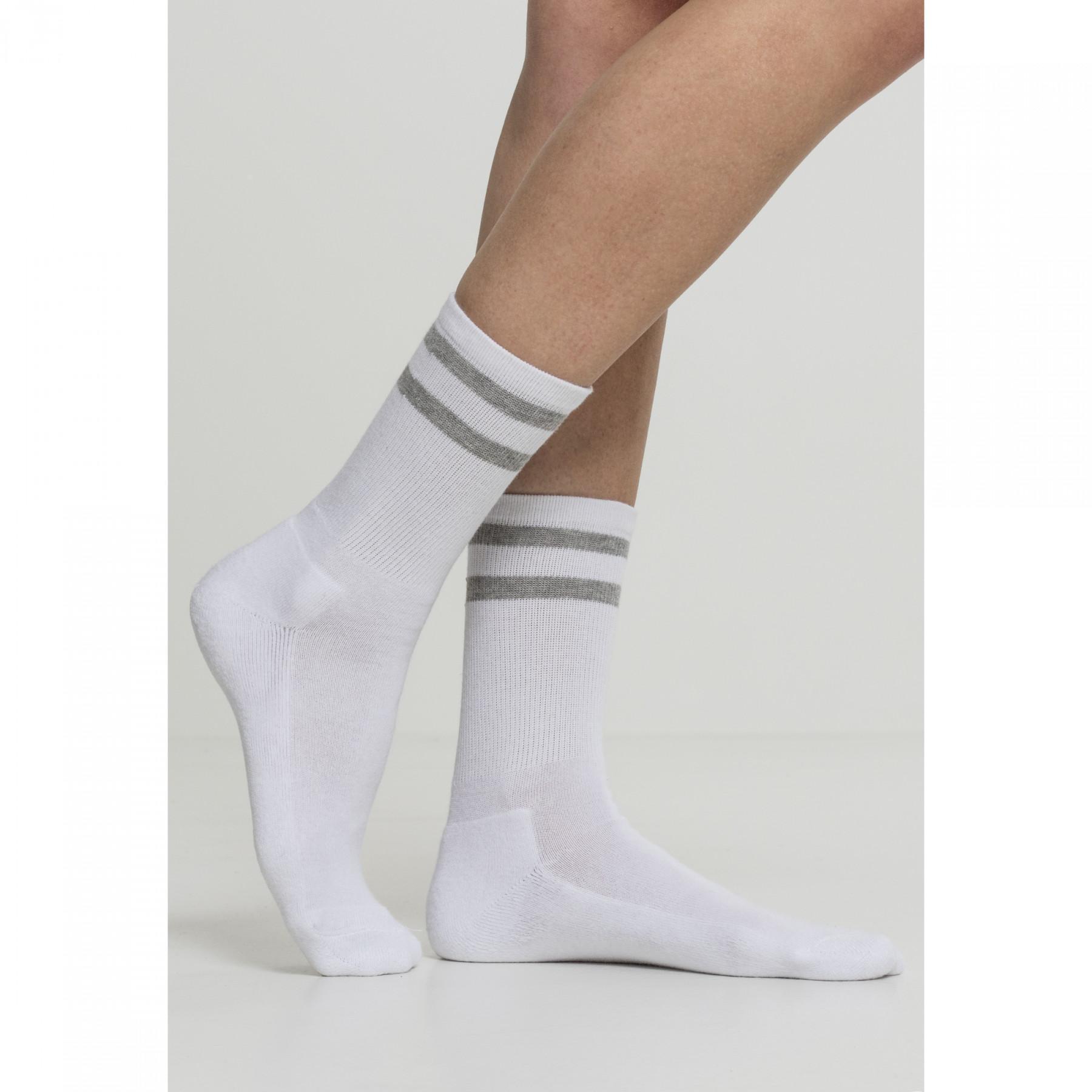 Pack of 2 Urban Classic stripe socks
