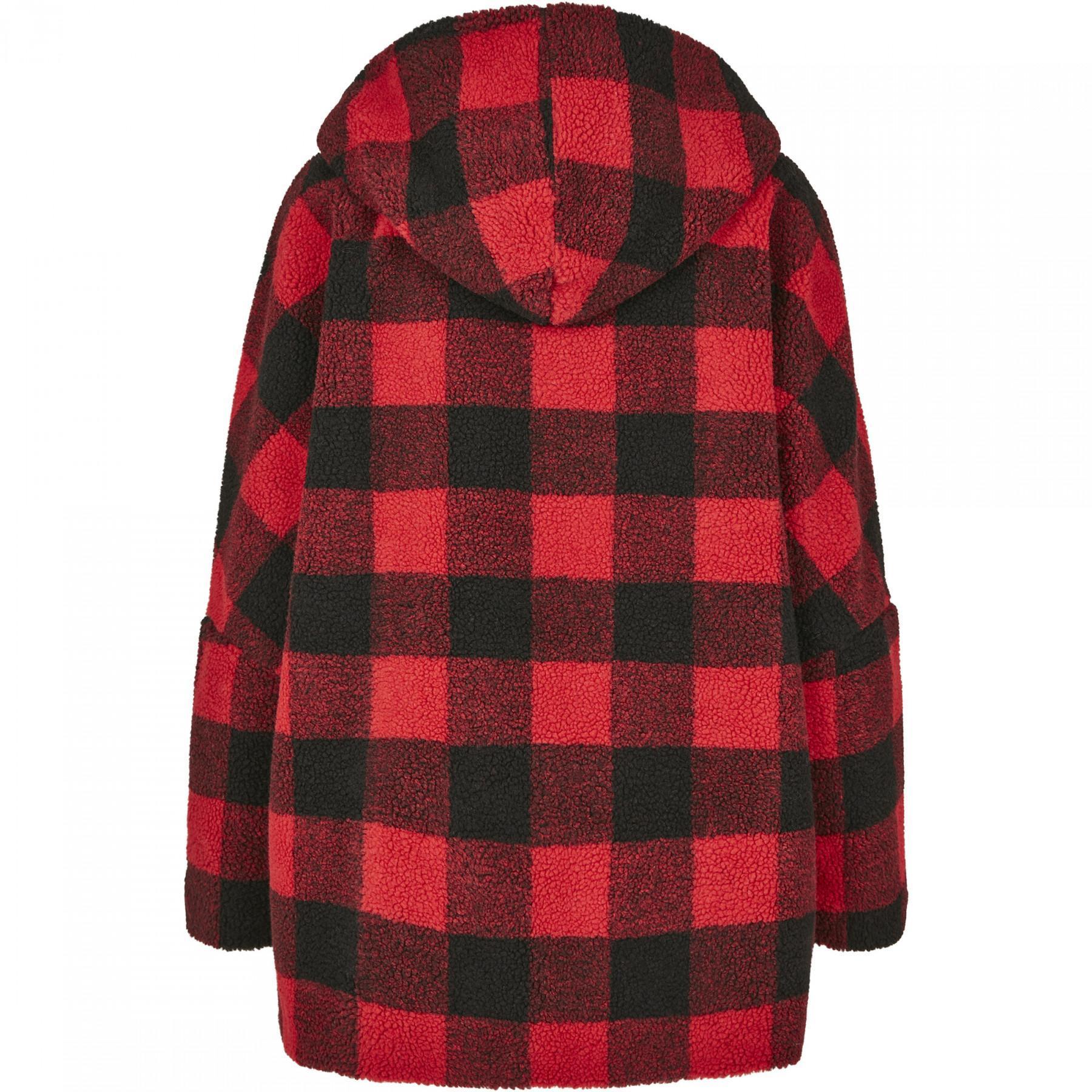 Women's Urban Classic hooded check parka