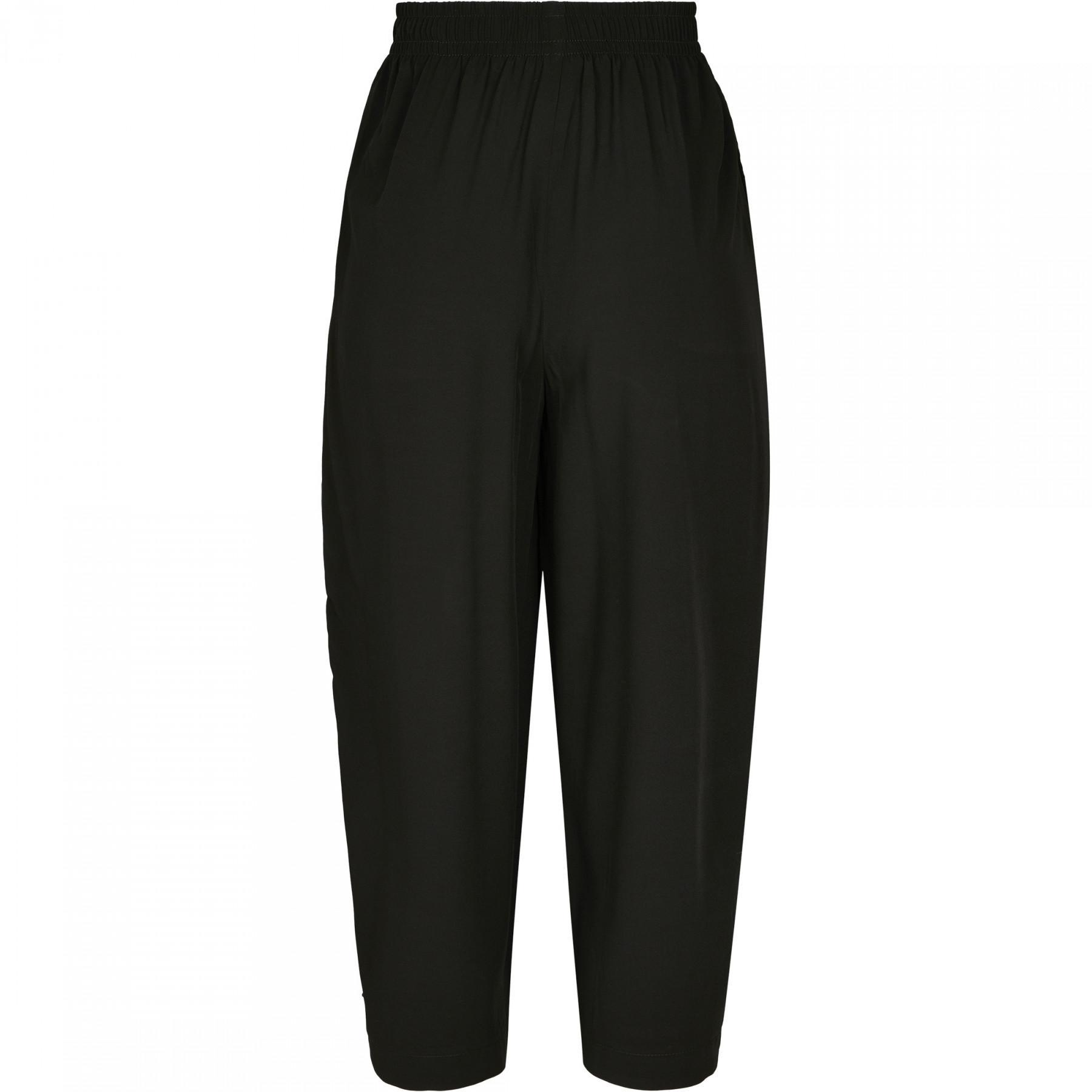 Women's trousers Urban Classics wide viscose culotte large sizes