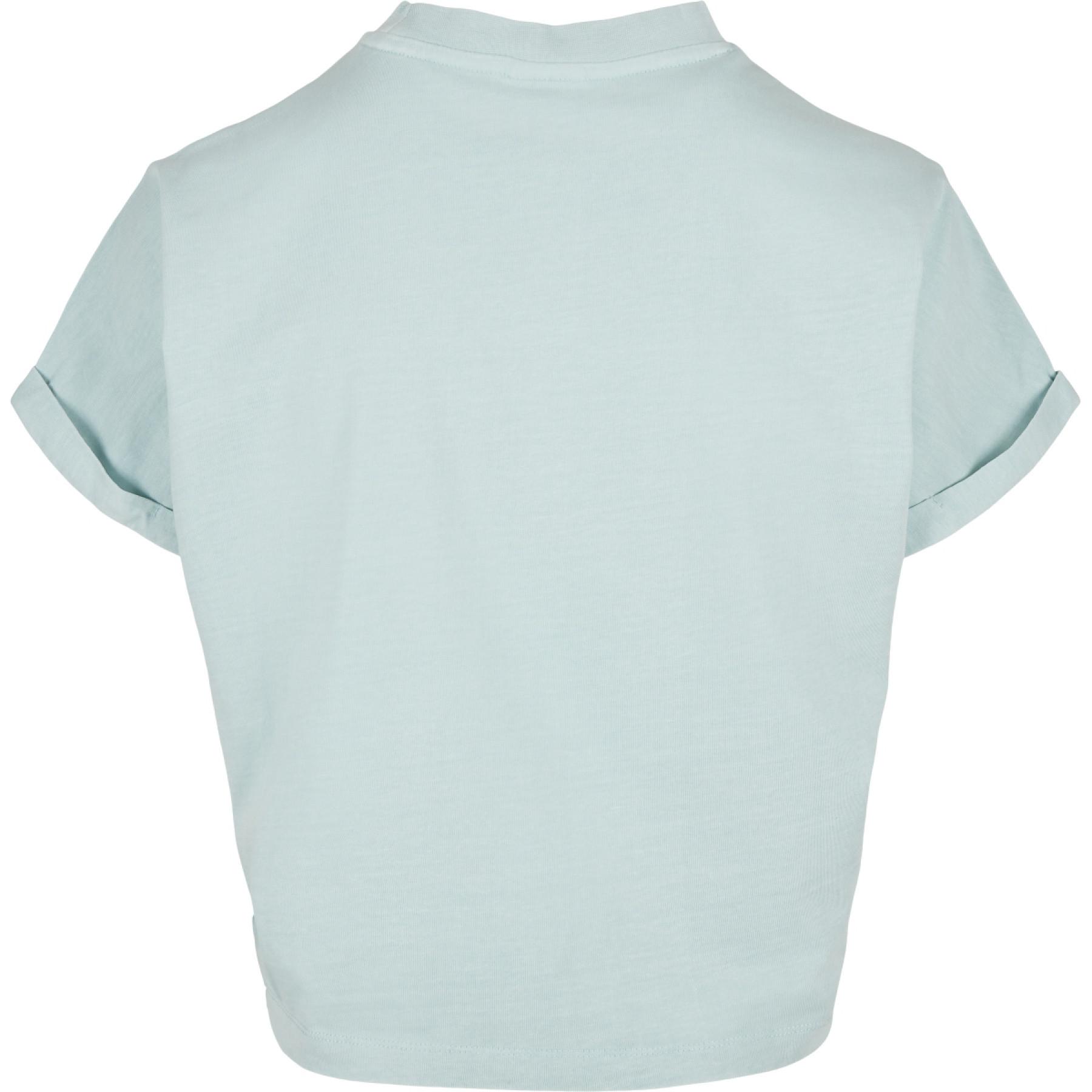 Women's T-shirt Urban Classics short pigment dye découpé-grandes tailles