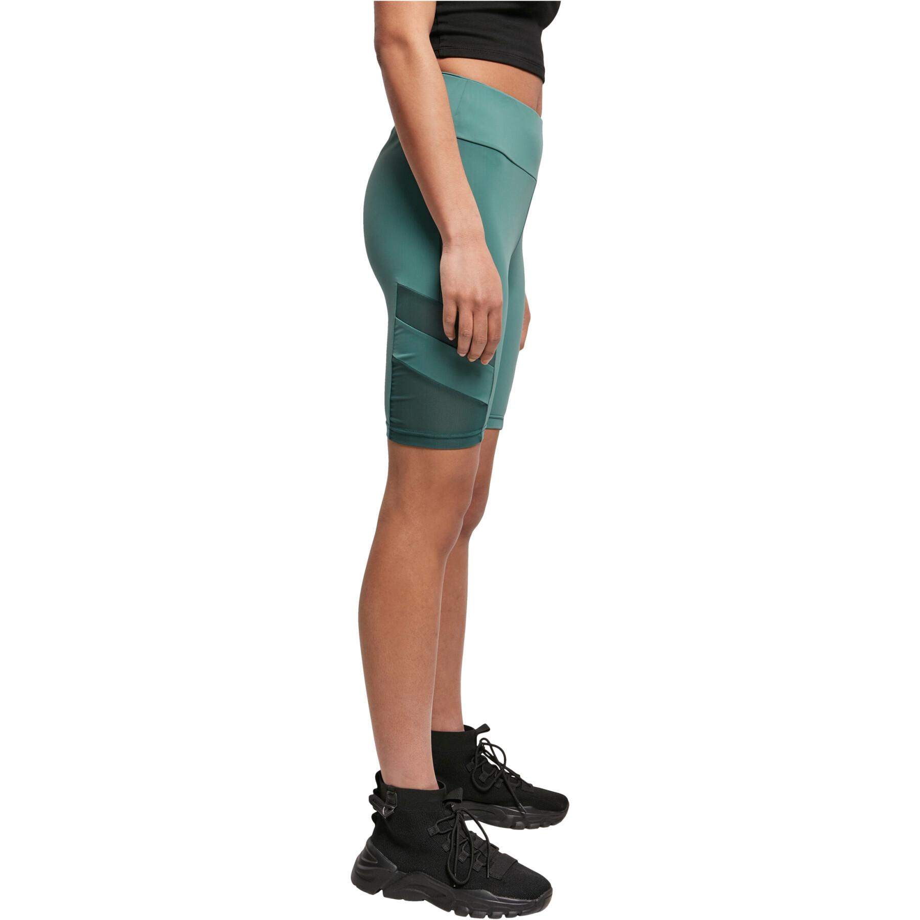 Women's high waist shorts Urban Classics Tech Mesh