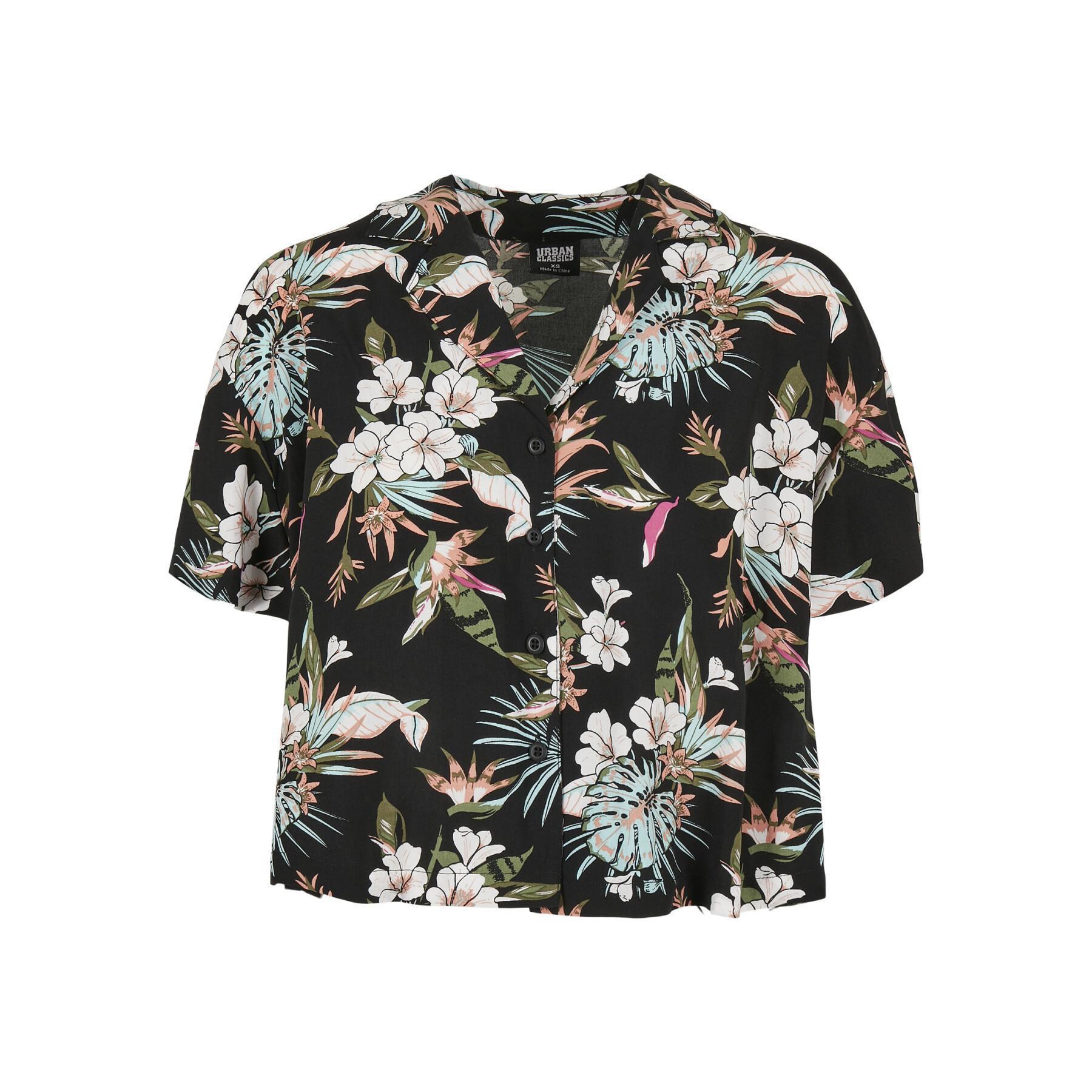 Woman's shirt Urban Classics viscose resort (Grandes tailles)