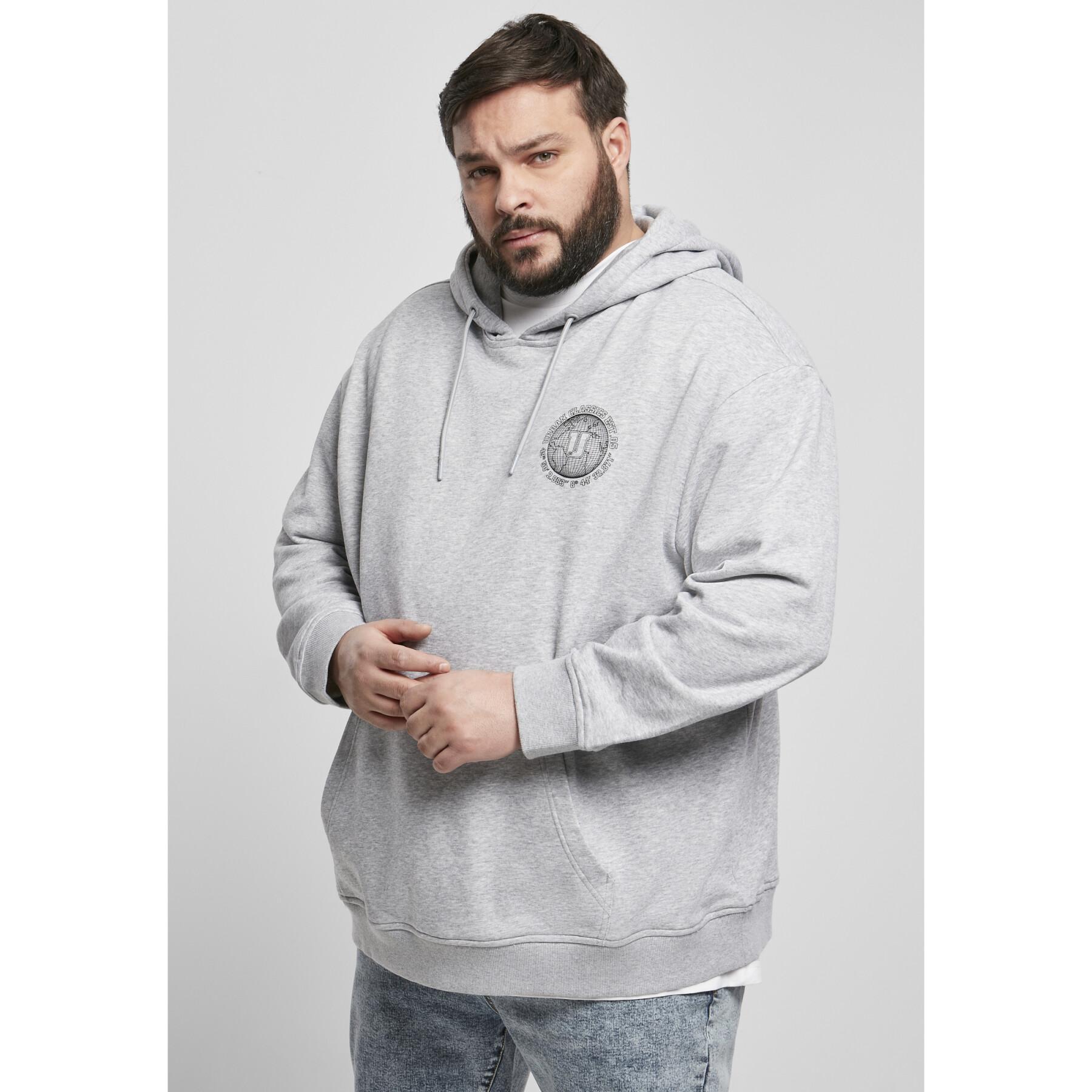 Hoodie Urban Classics globetrotter (Grandes tailles)