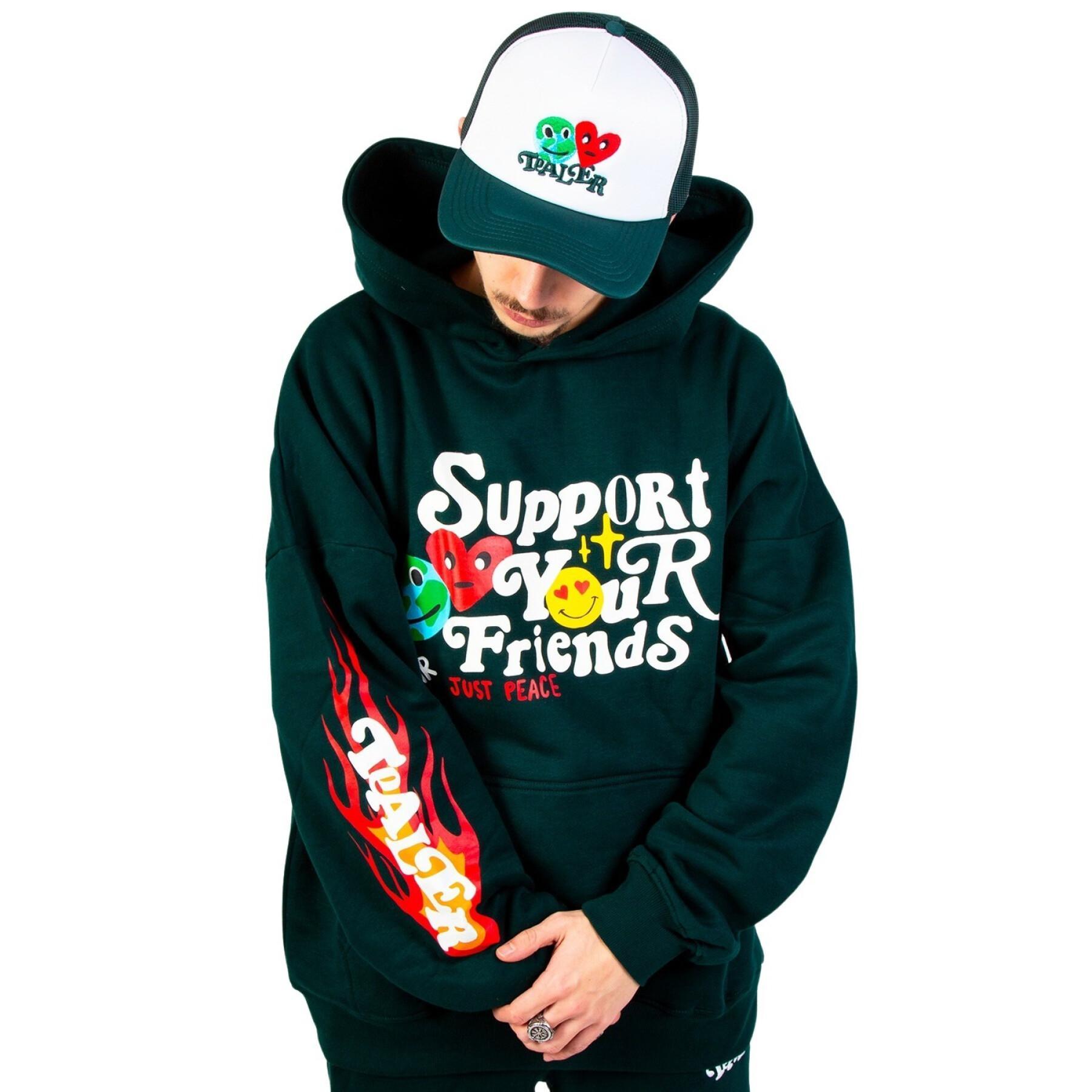Hoodie Tealer Support Your Friends