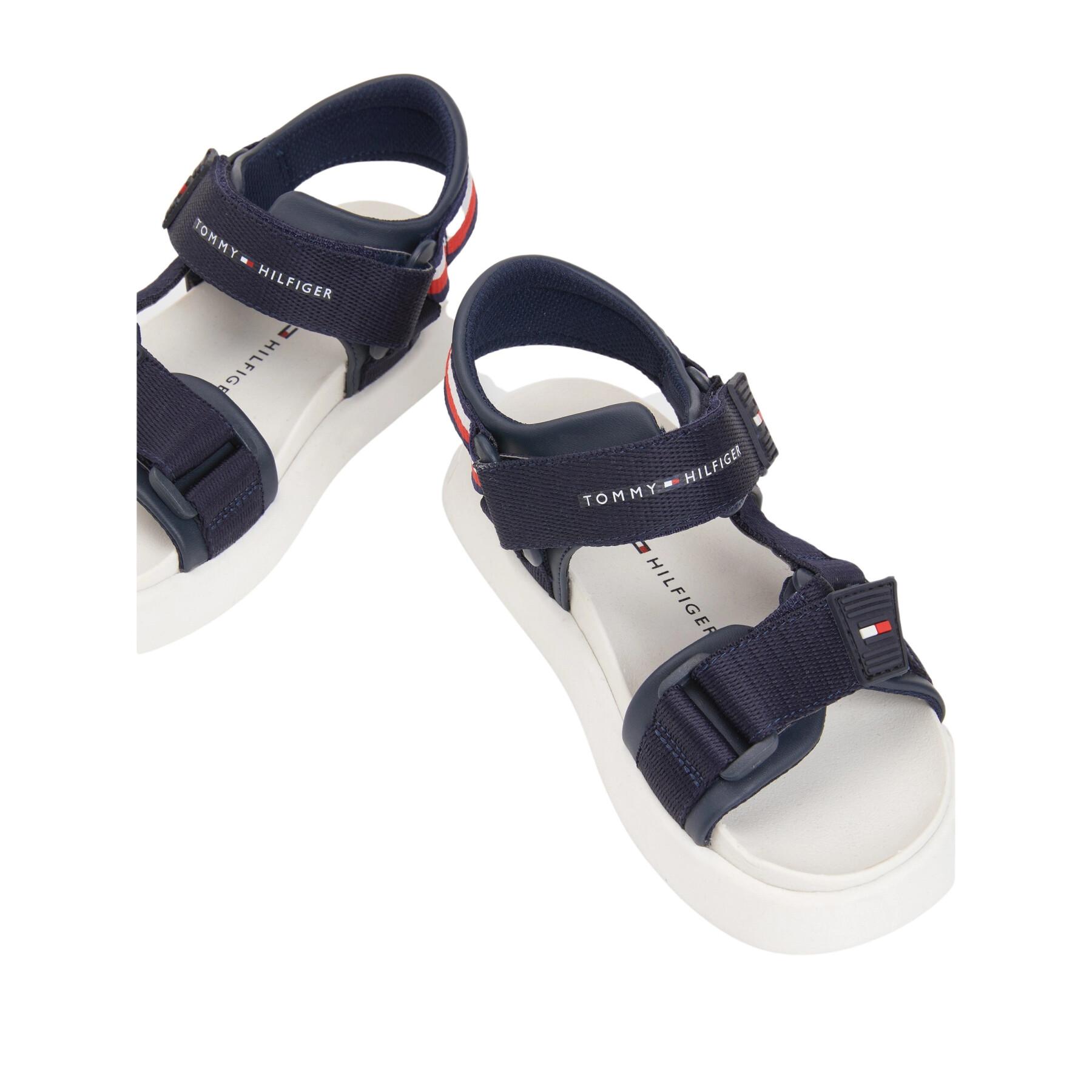 Children's velcro sandals Tommy Hilfiger Blue