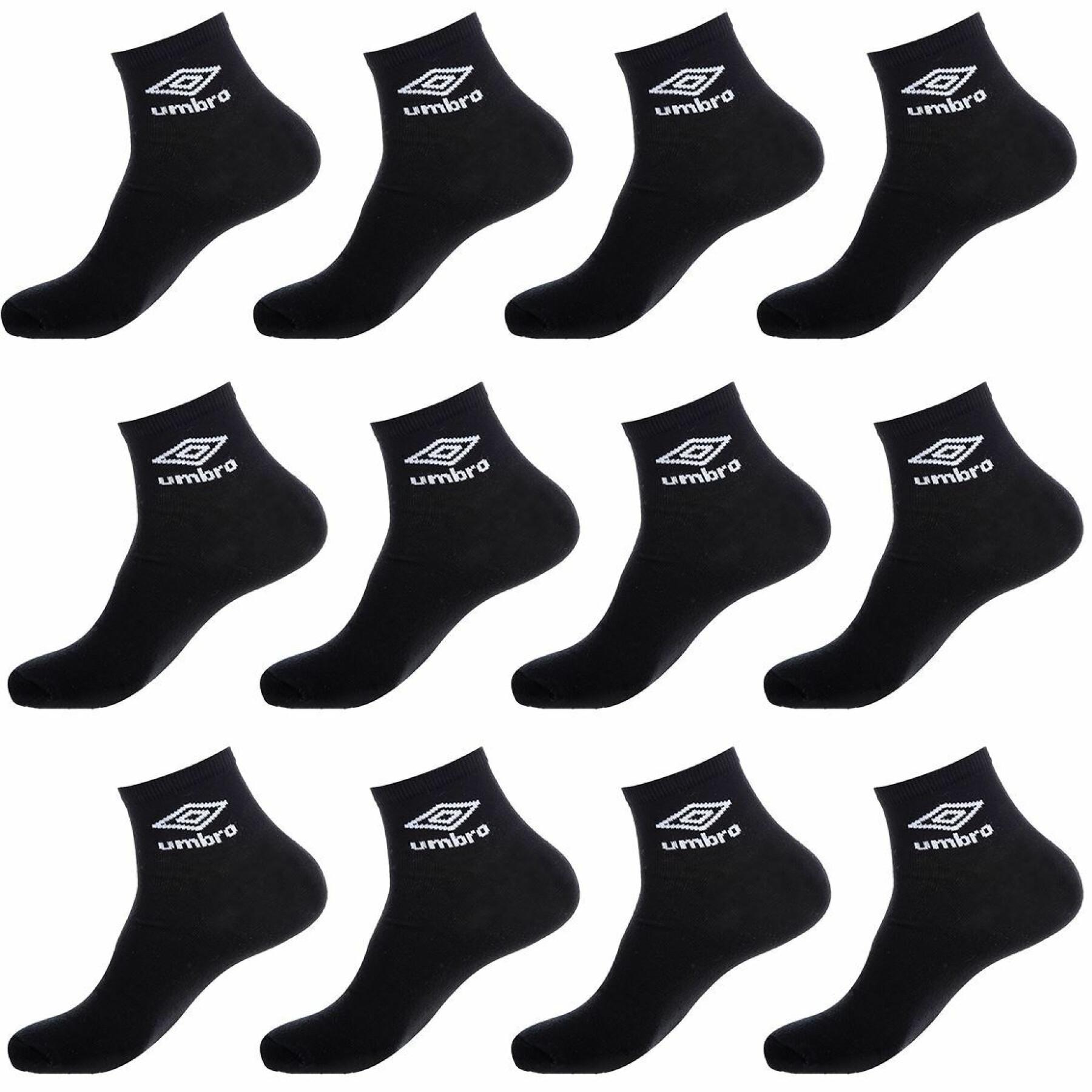 Lot of 12 pairs of low cut socks Umbro