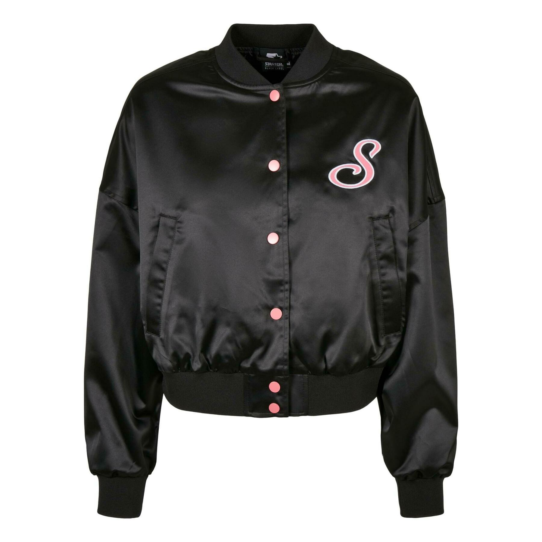 Satin jacket woman urban classics college Starter - Jackets & Coats -  Clothing - Women
