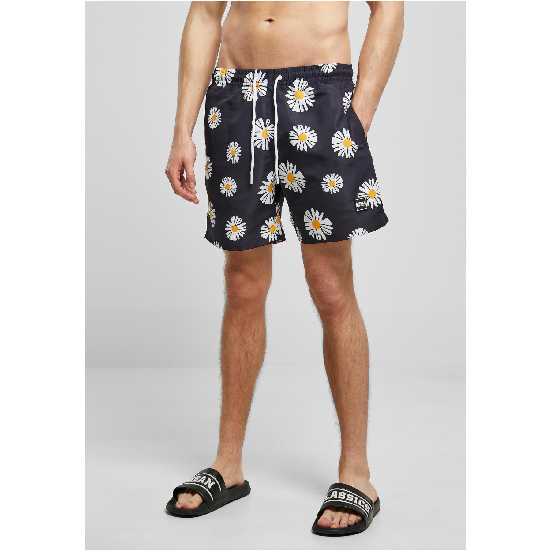 Swim shorts with big size patterns Urban Classics