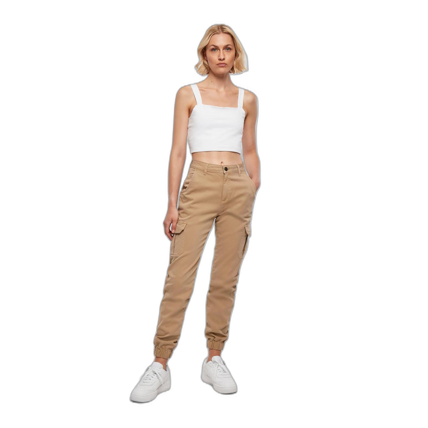Women's high waist cargo pants Urban Classics