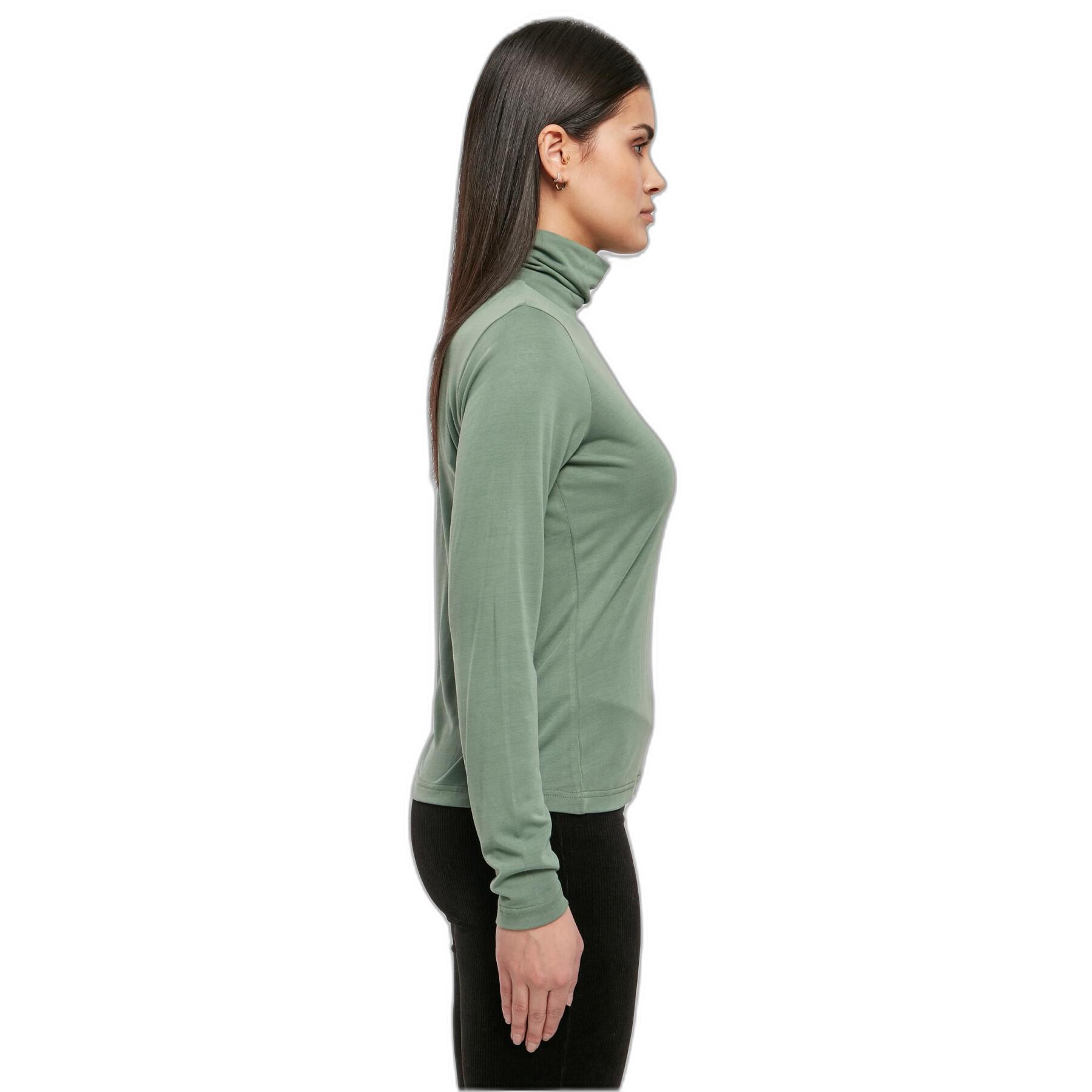 Women's long sleeve turtleneck sweatshirt in modal Urban Classics GT