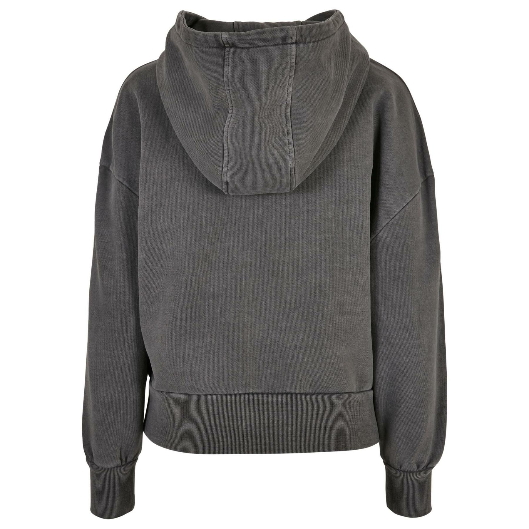 Women's hooded sweatshirt Urban Classics Heavy Terry Garment Dye