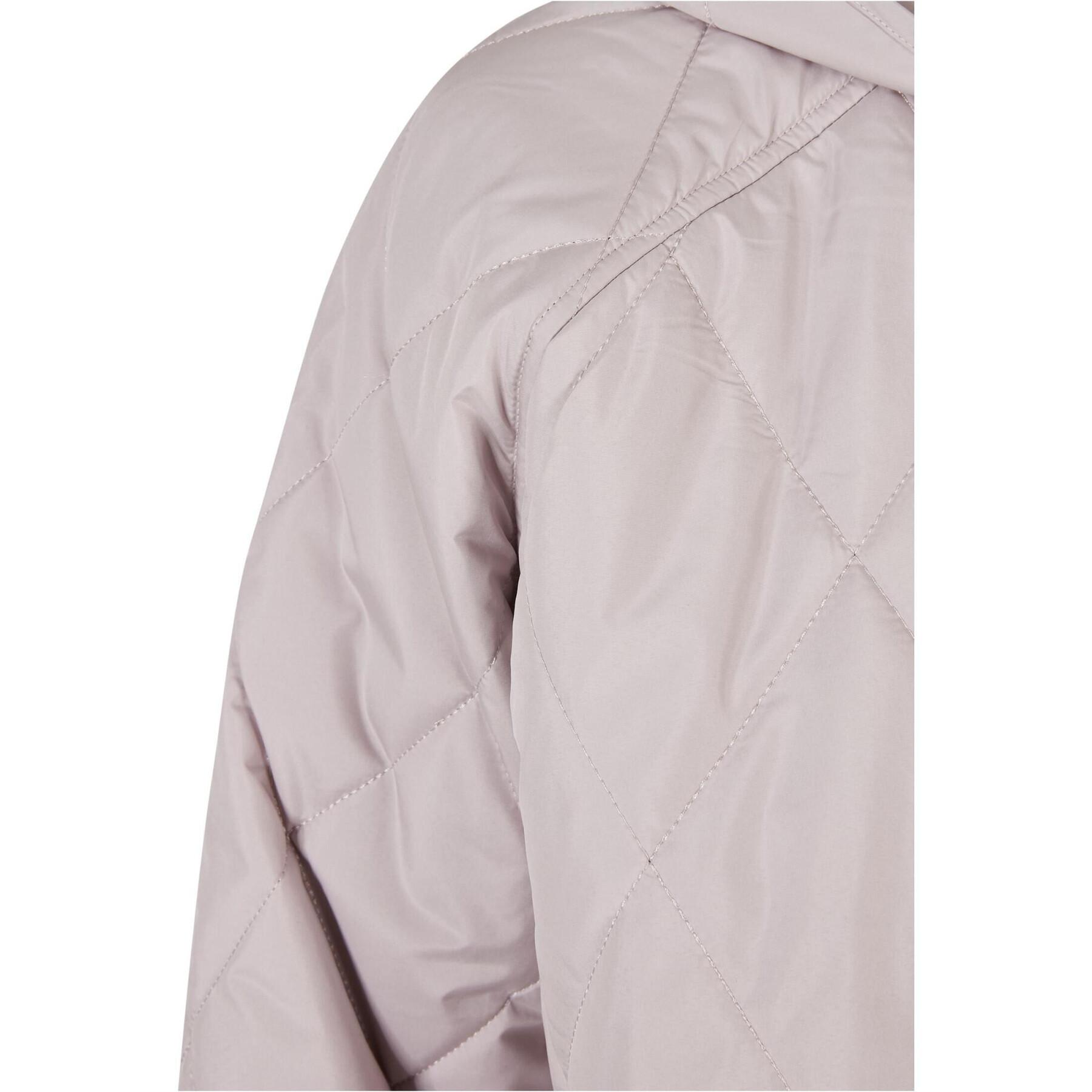 Women's hooded parka Urban Classics Oversized Diamond Quilted