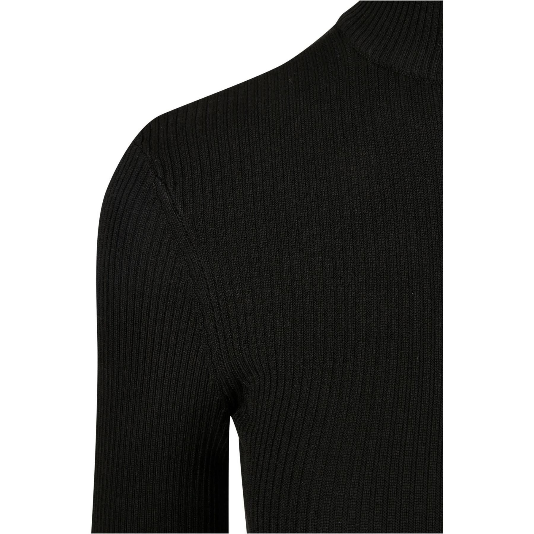 Women's ribbed knit short zipped cardigan Urban Classics GT