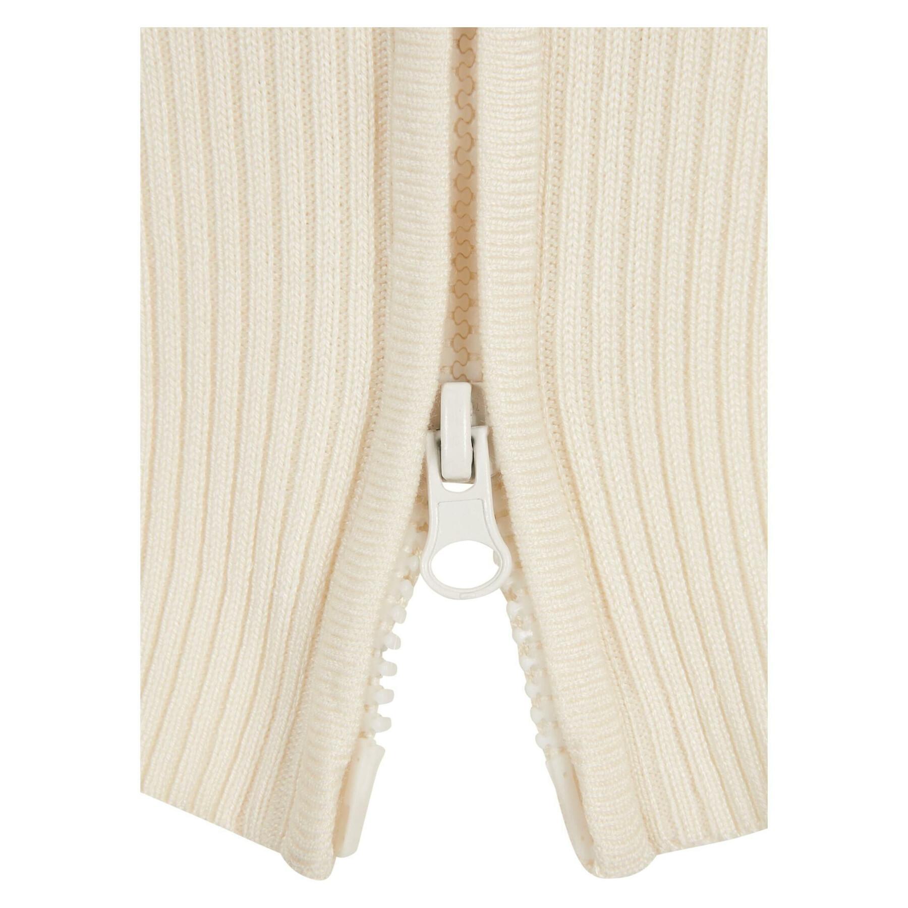 Women's ribbed knit short zip cardigan Urban Classics