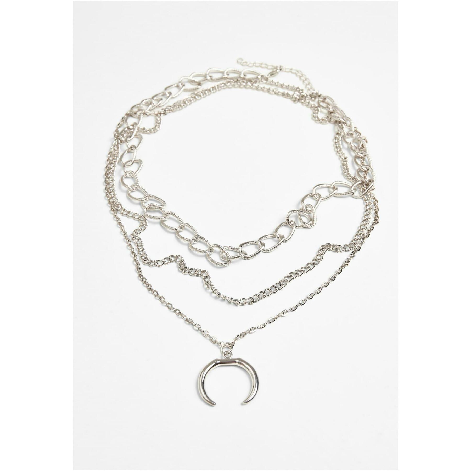 Necklace Urban Classics Open Ring Layering