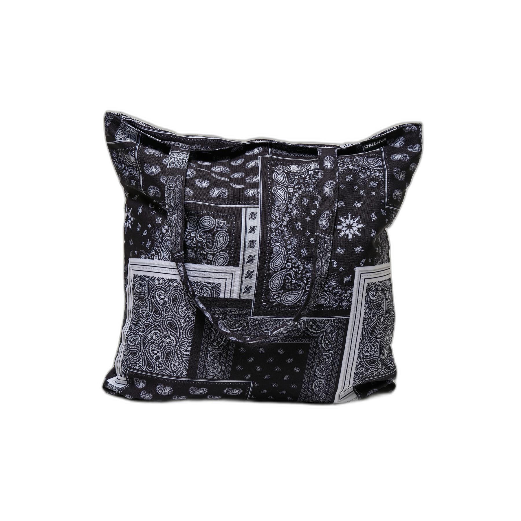 Tote bag with bandana motif Urban Classics Patchwork