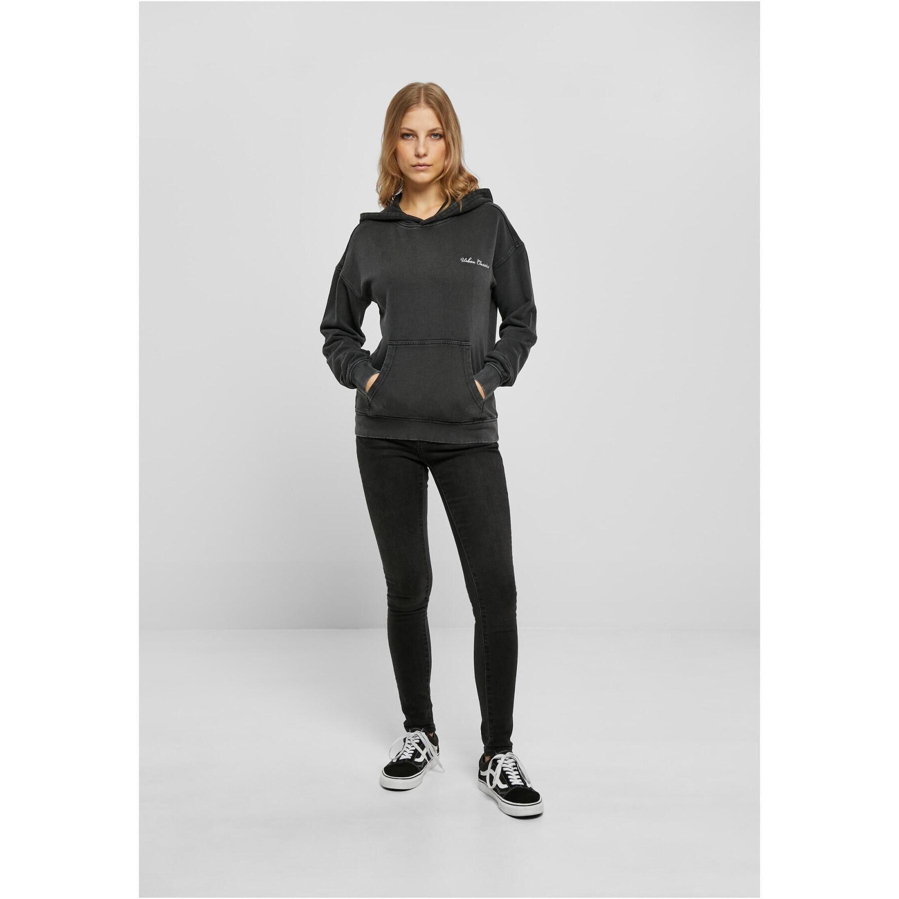 Sweat terry hoodie with small embroidery woman Urban Classics