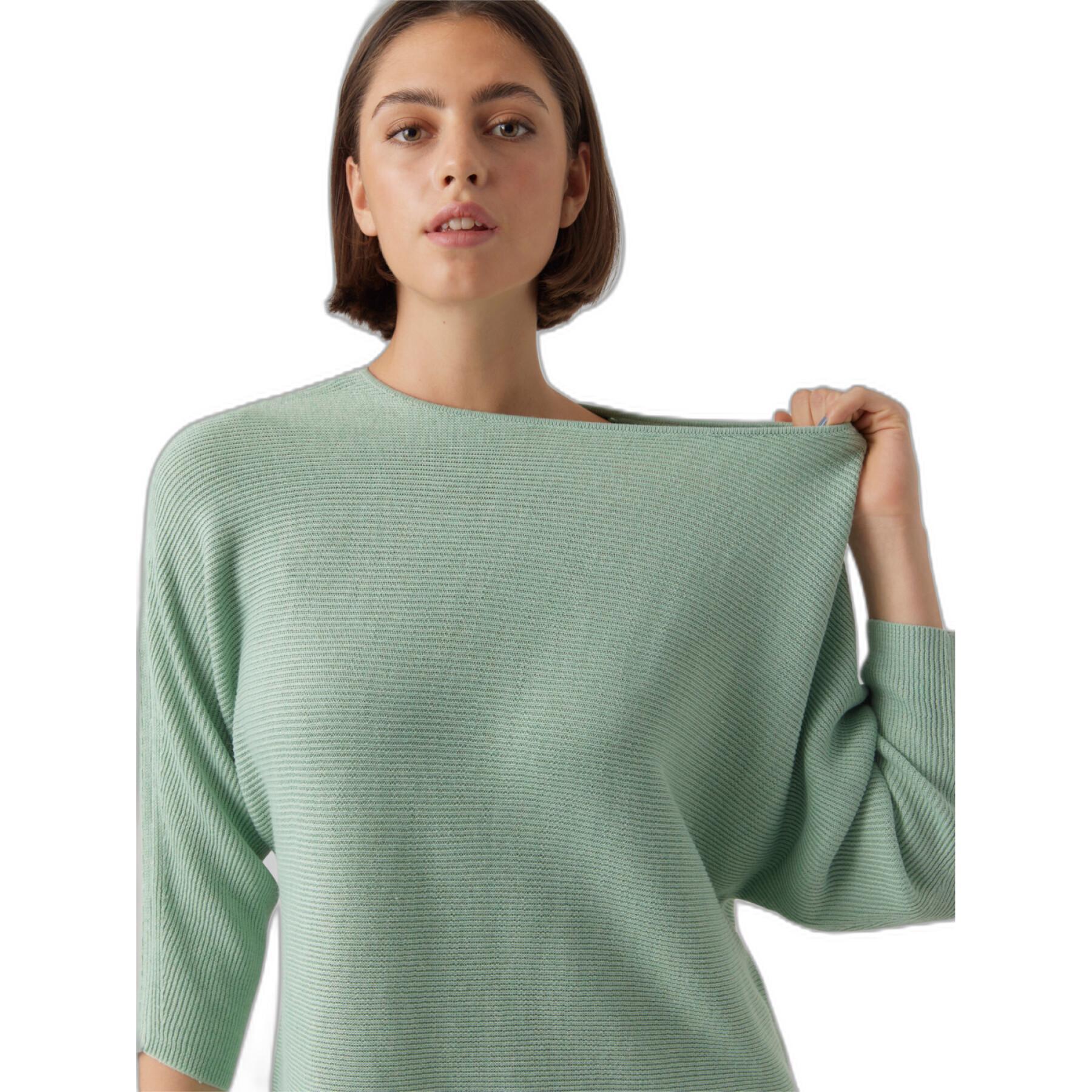 Women's 3/4 boat neck sweater Vero Moda Nora