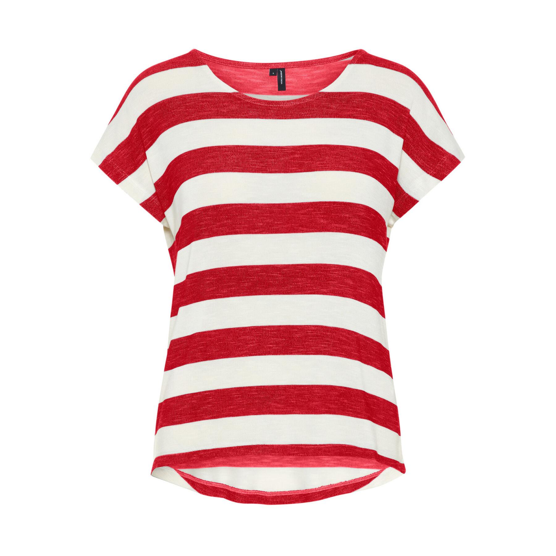 Women's large striped T-shirt Vero Moda
