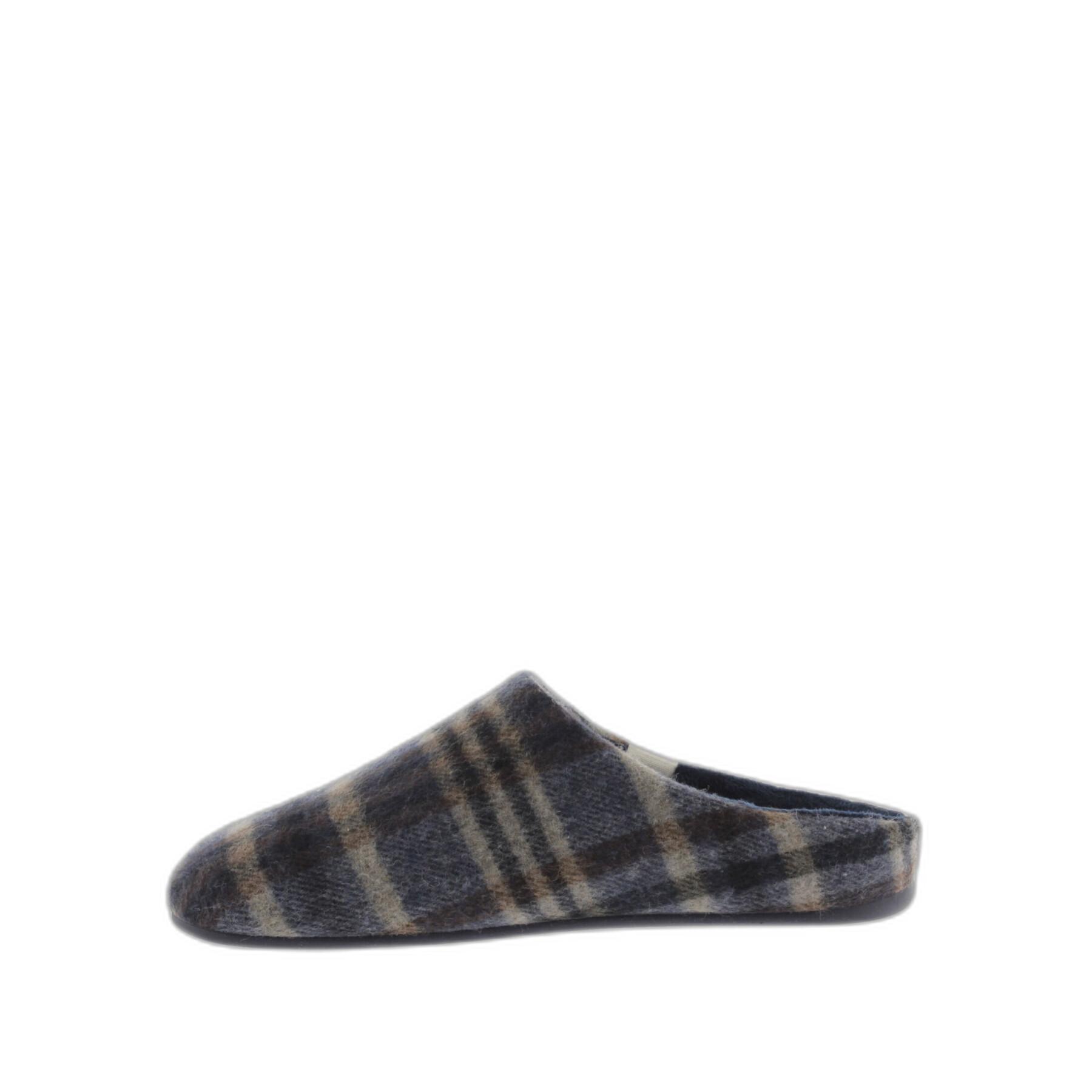 Slippers printed with checks woman Victoria Norte