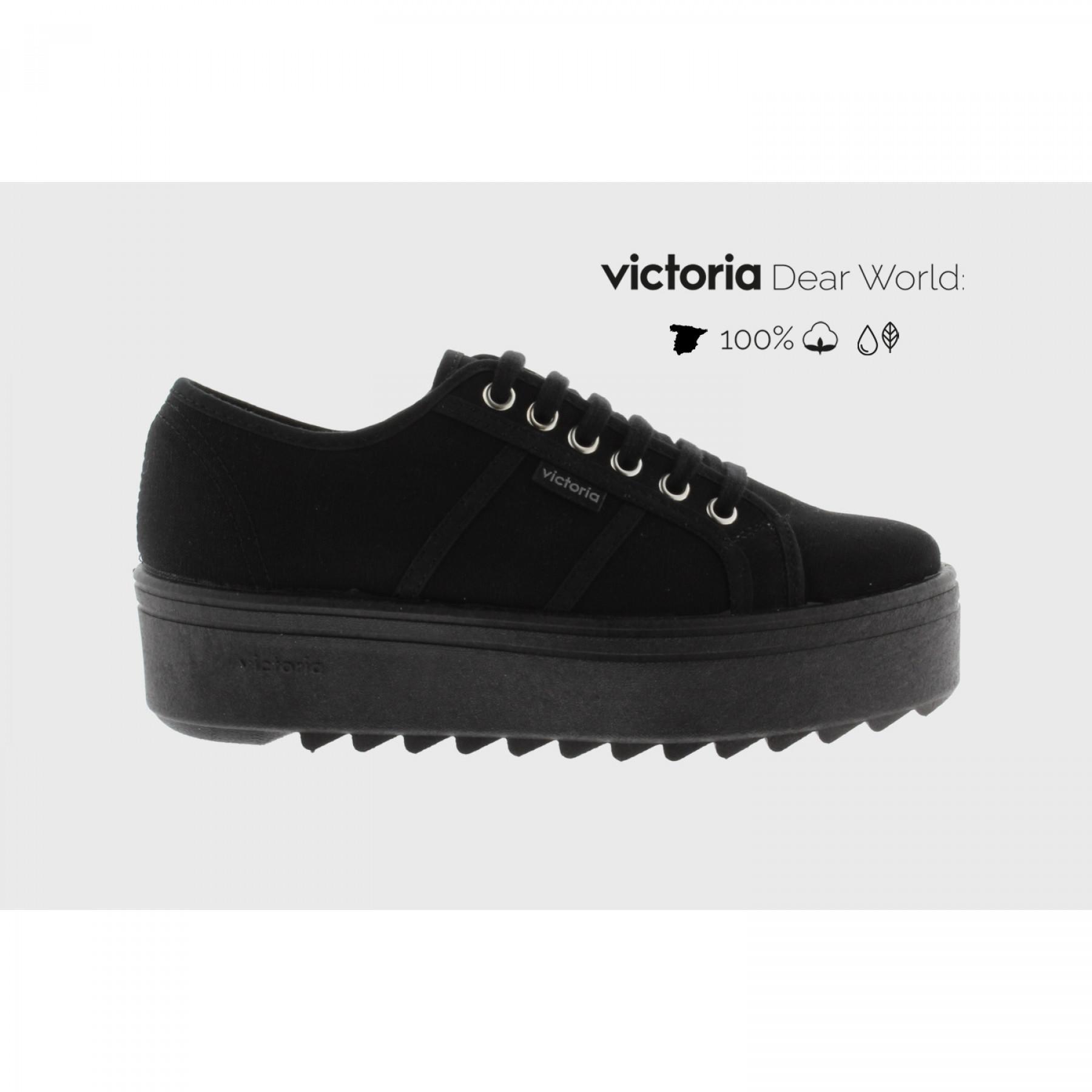 Sneakers Victoria sierra toile piso negro