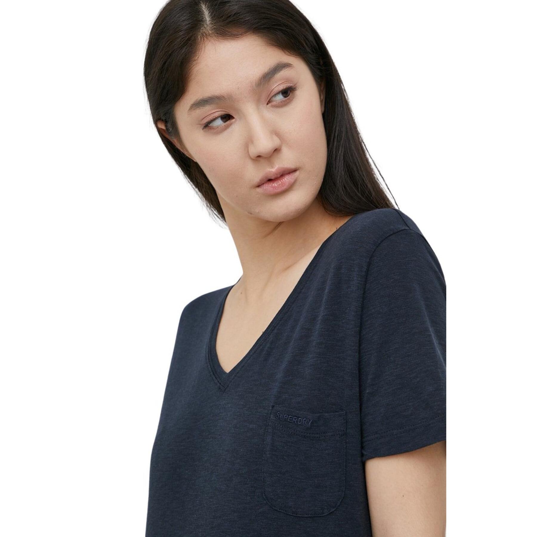 Women's short sleeve T-shirt Superdry V