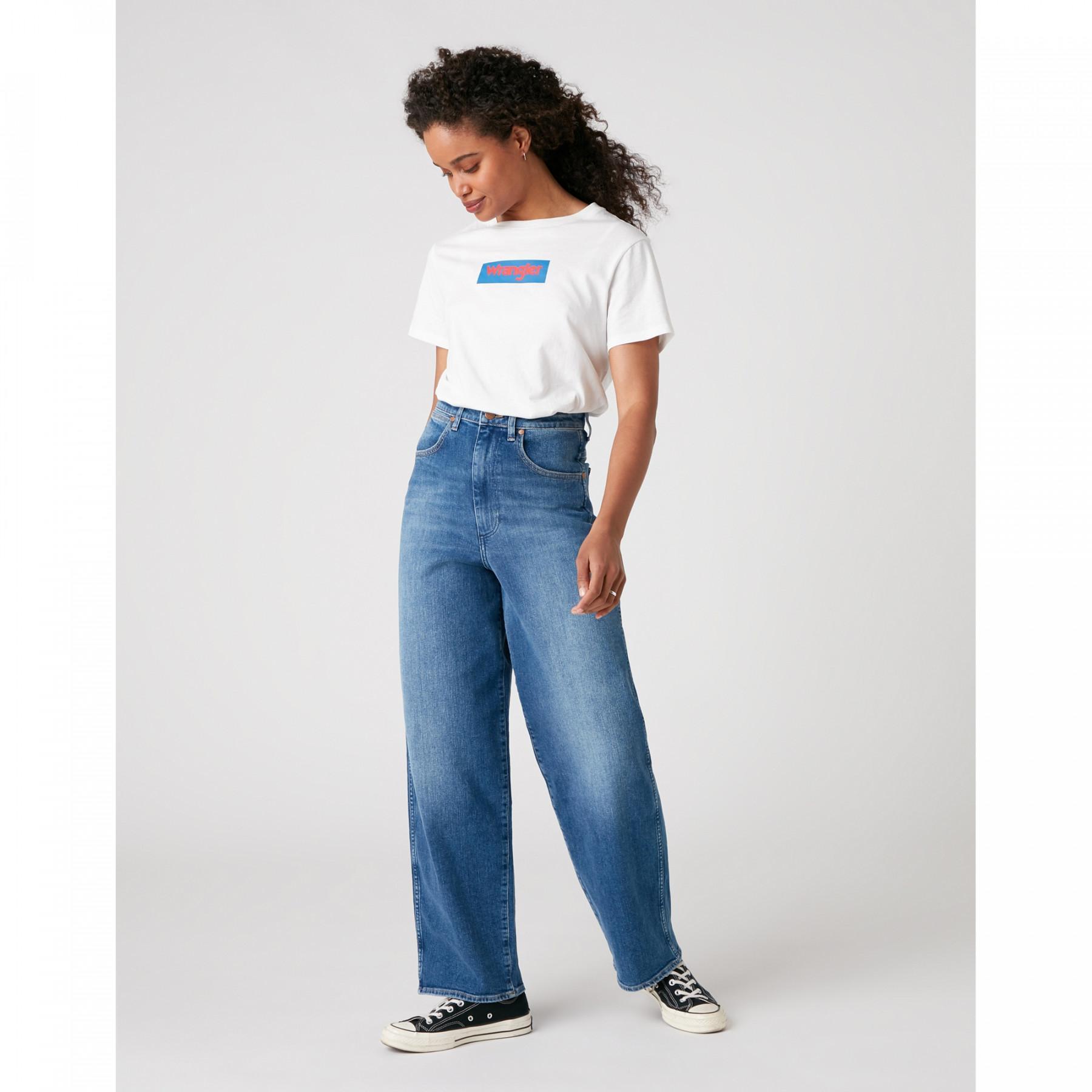 Women's jeans Wrangler Wide Barrel Carefree