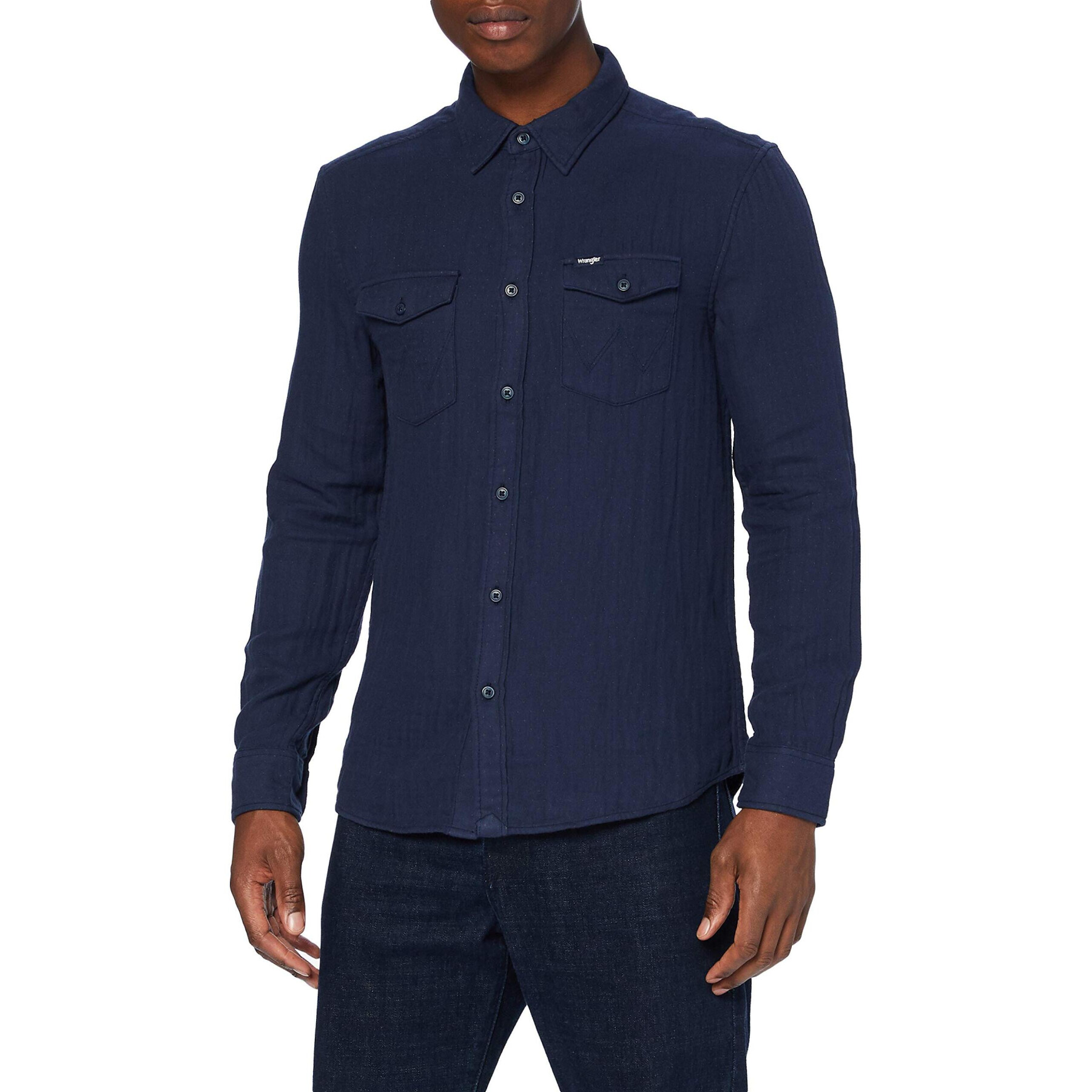 Wranger Shirt with navy pockets