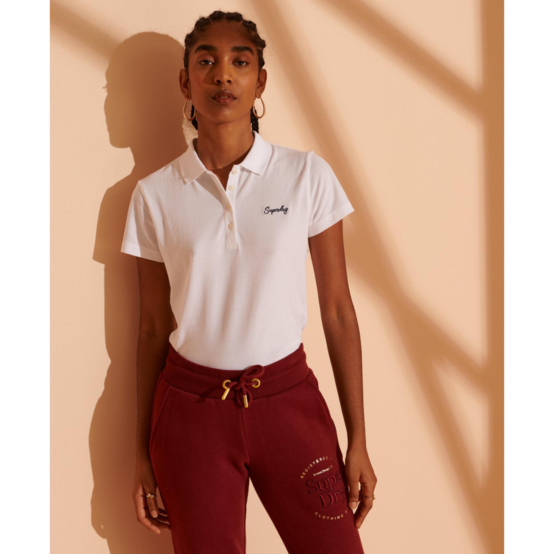Women's polo shirt Superdry Scripted