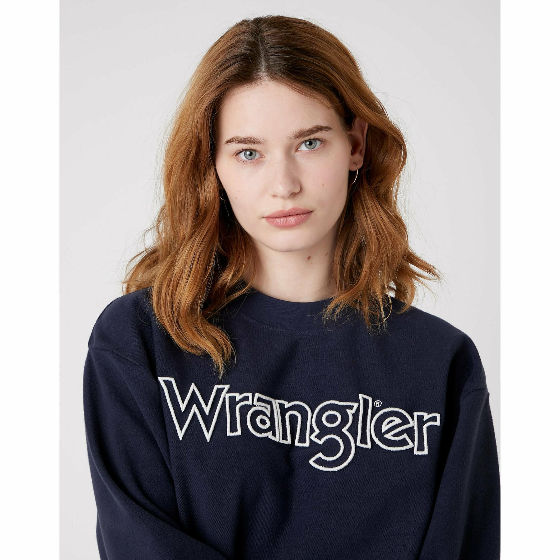 Sweatshirt woman Wrangler Retro
