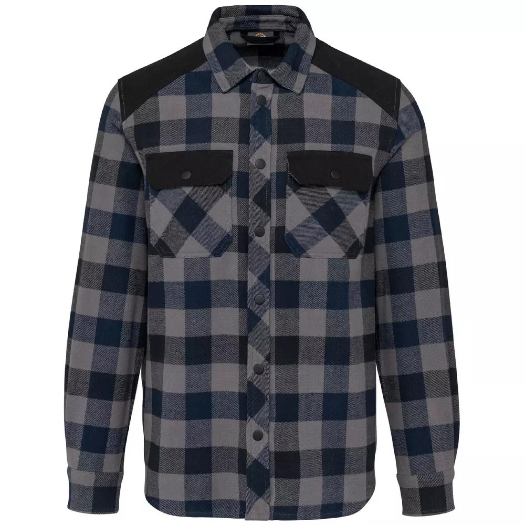 Check shirt with pockets WK. Designed To Work