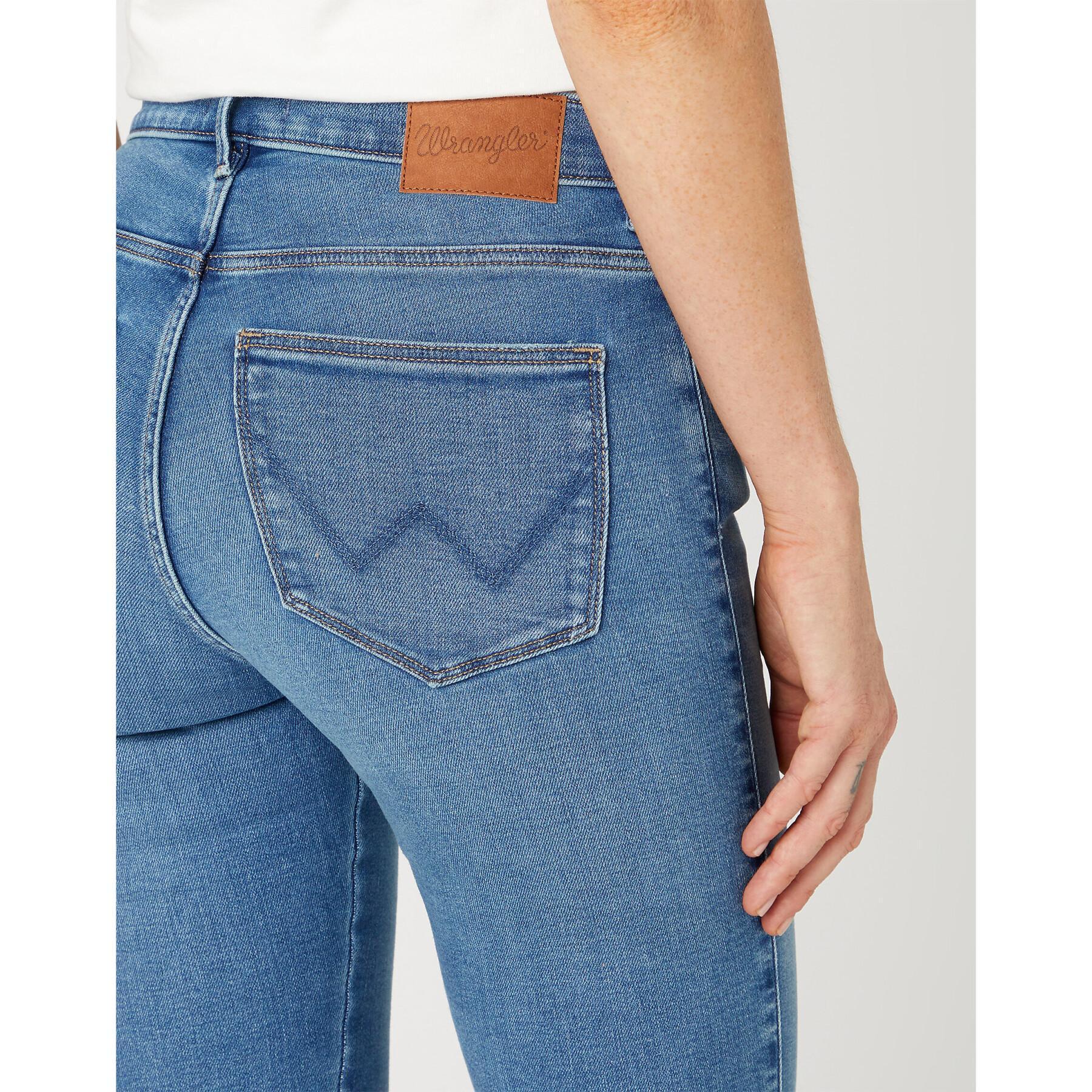 Jeans high skinny woman Wrangler