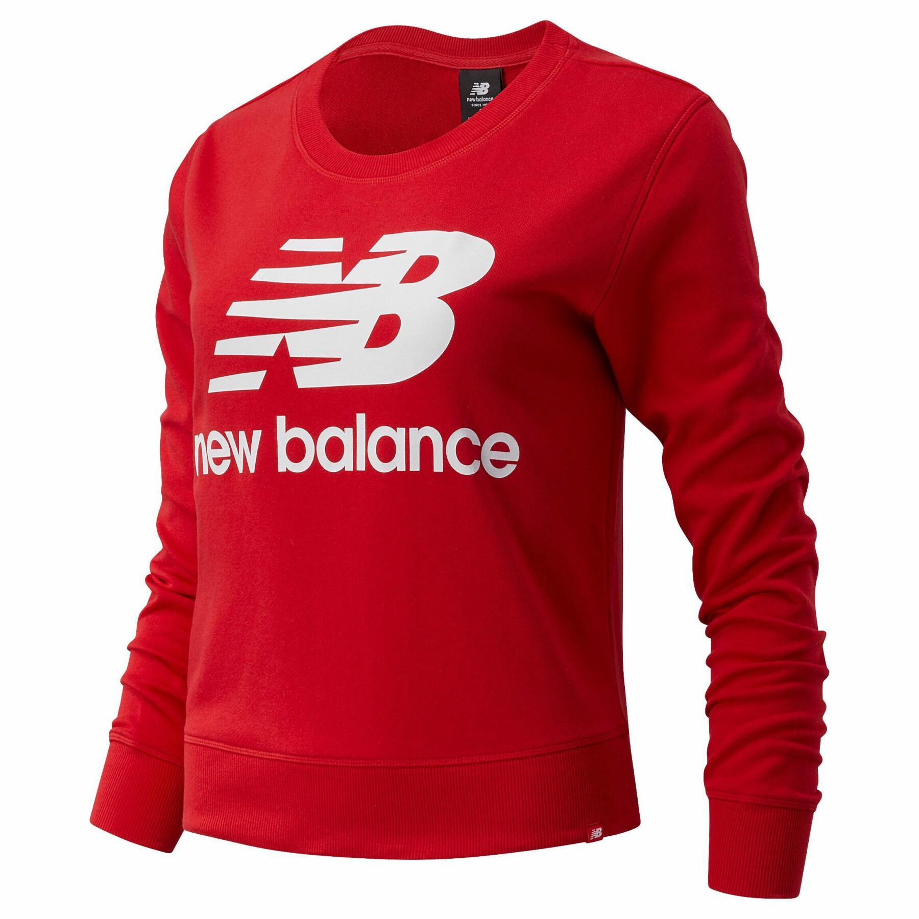 Sweatshirt woman New Balance essentials crew fleece