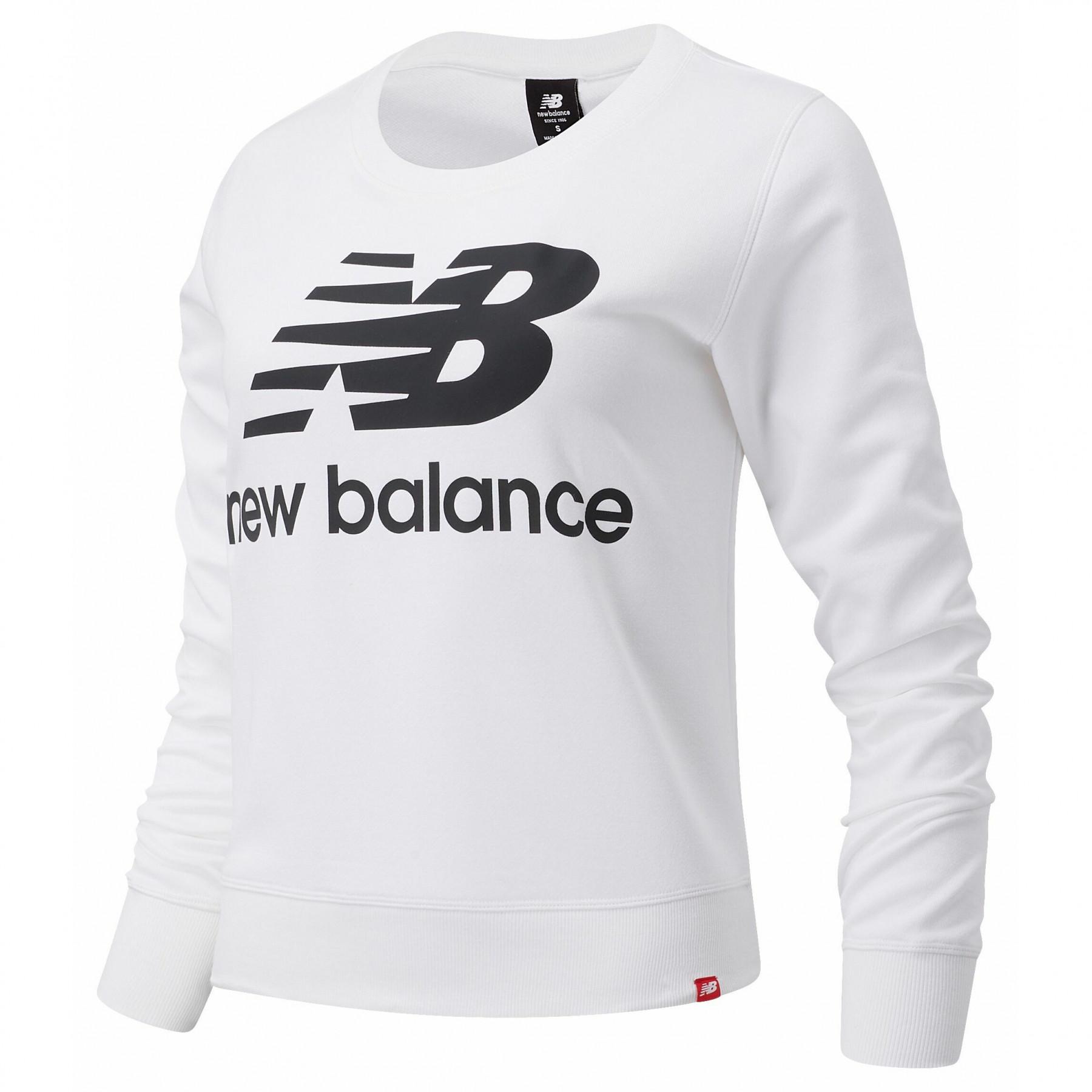 Sweatshirt woman New Balance essentials crew fleece