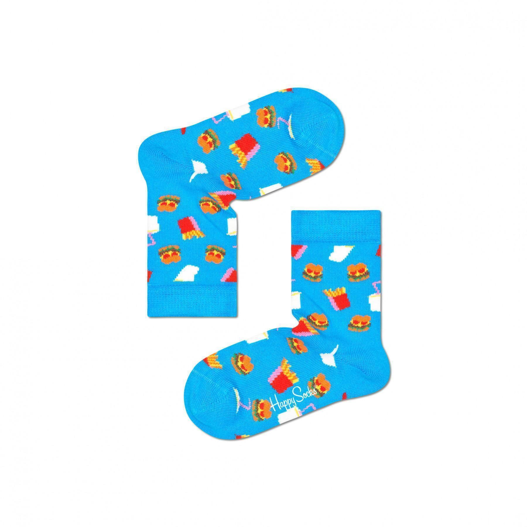 Children's socks Happy Socks Burger Set