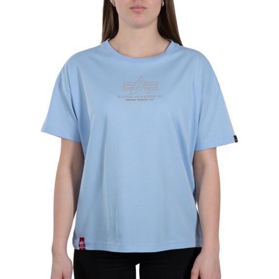 Women\'s T-shirt Alpha Industries Foil Women - Tank COS ML Tops - Print Clothing Basic T-shirts - 