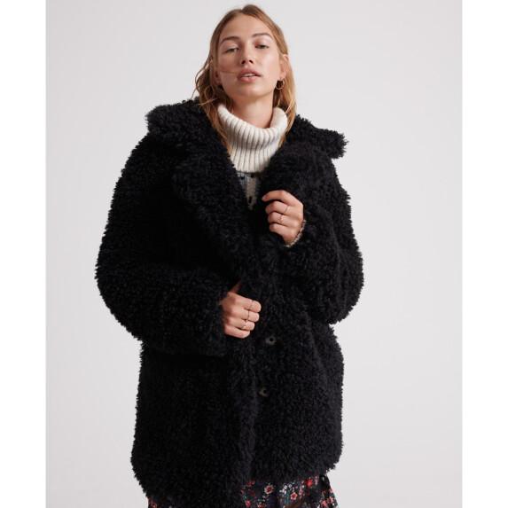 Goot voorbeeld Denken Women's faux fur coat Superdry Chester