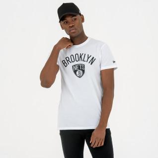 White T-shirt Brooklyn Nets