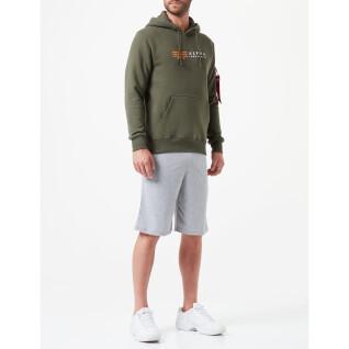 Sweat hooded Alpha Industries label