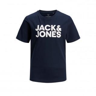 T-shirt for children with crew neck Jack & Jones ecorp logo
