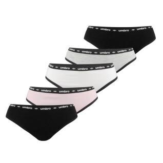 Set of 5 women's panties Umbro