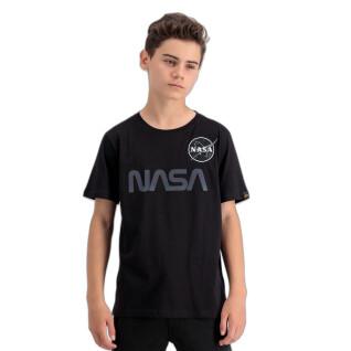 Child's T-shirt Alpha Industries NASA Rainbow Reflective